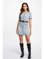 MORGAN JEANSDRESS ROGLA BLEACHED