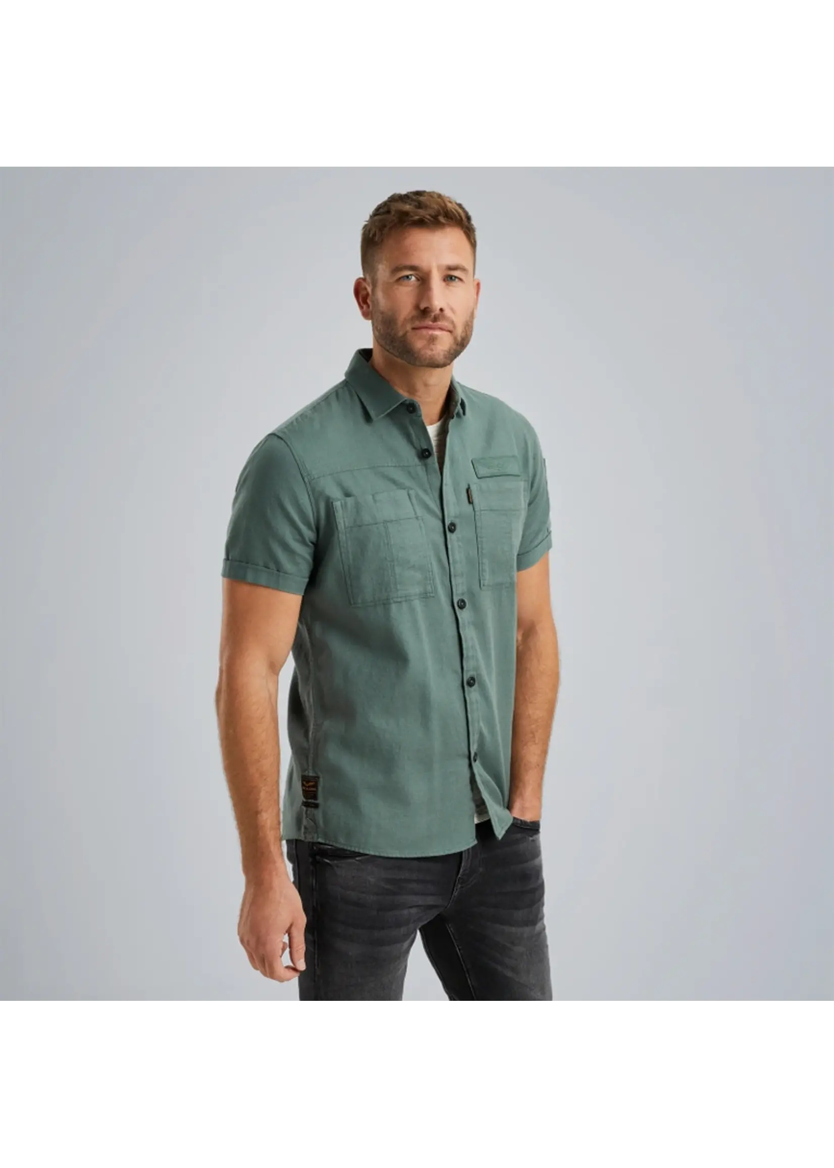 PME-Legend SHORT SLEEVE SHIRT NORTH ATLANTIC PSIS2403240