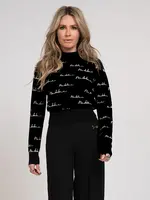 NIKKIE ELLERBY SWEATER BLACK