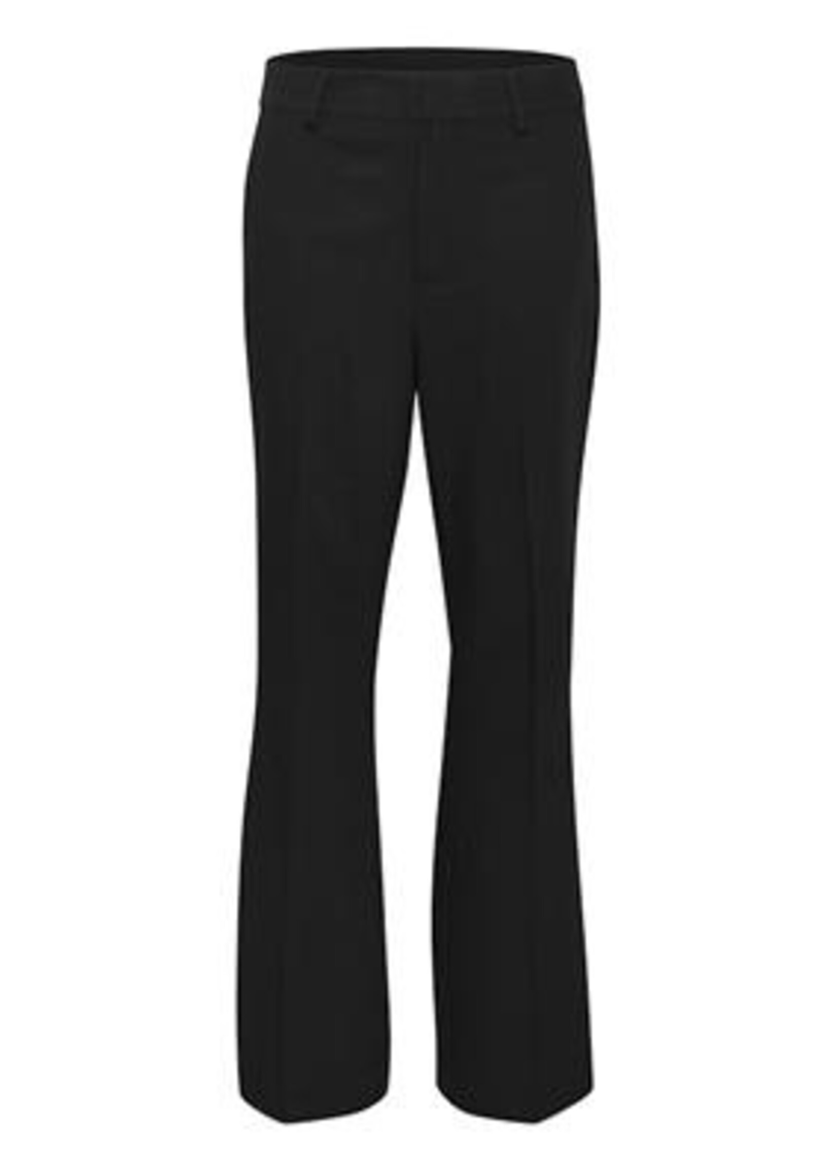 KAFFE KASAKURA FLARED PANTS BLACK