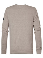 PETROL INDUSTRIES KNITWEAR R/N TAUPE  M-1040-KWR216/7128