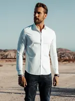 PETROL INDUSTRIES SHIRT LONG SLEEVE BWH M-3040-SIL002
