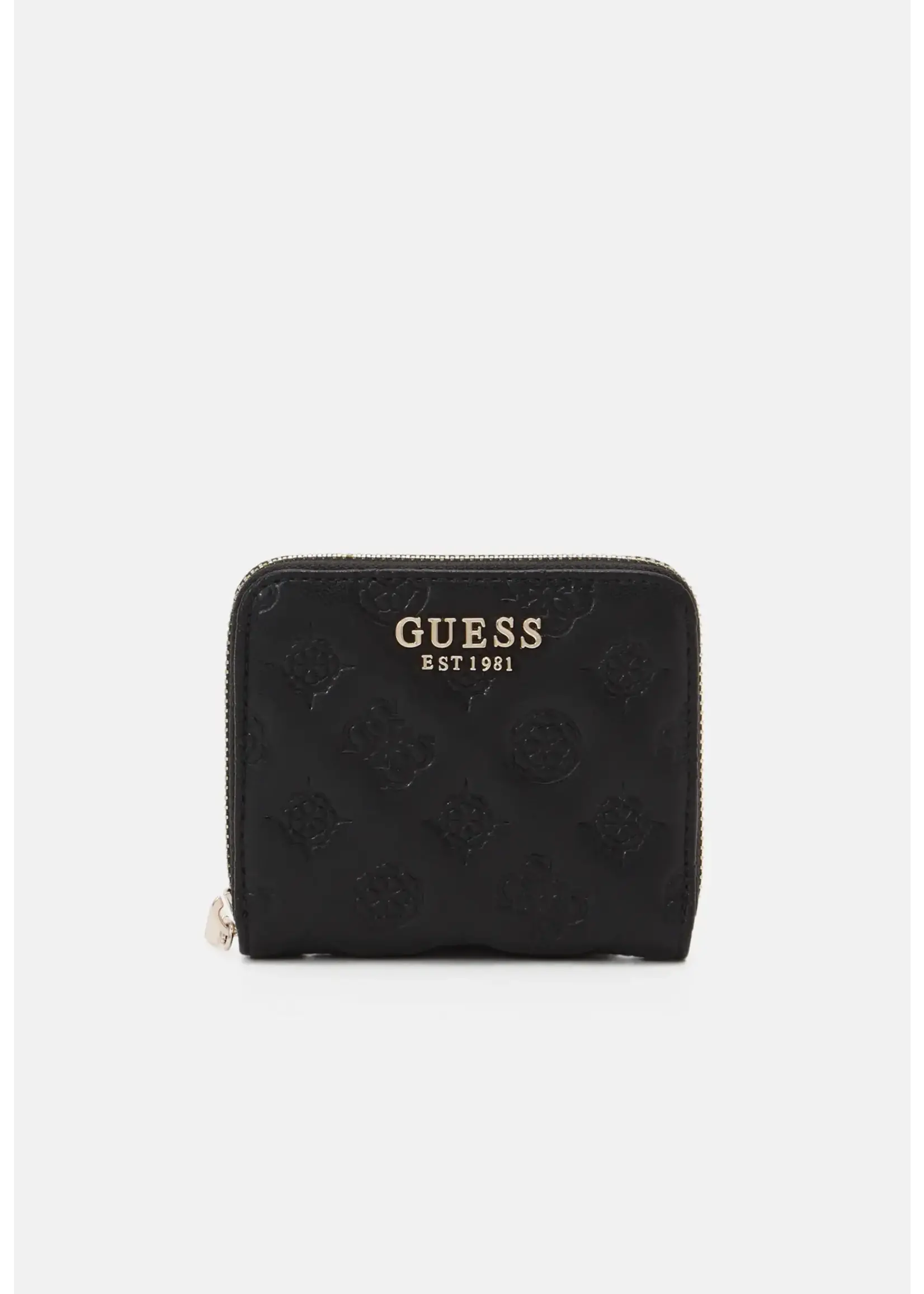 GUESS LADY Guess LA FEMME SLG SMALL ZIP AROUND Black