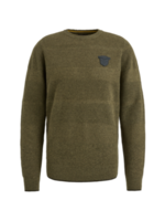 PME-Legend KNIT R-NECK COTTON KNIT HERB