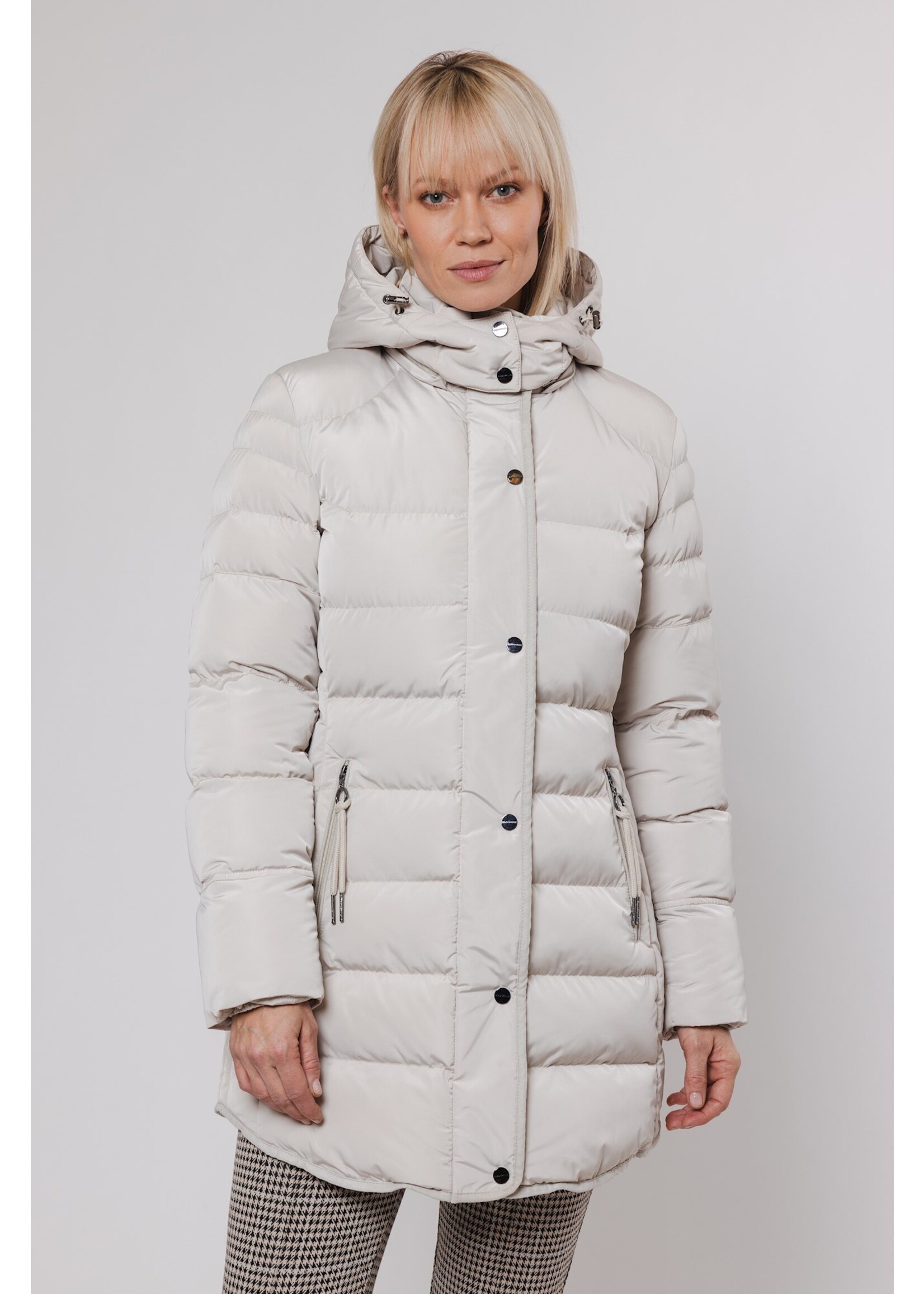 RINO & PELLE NUSSA PADDED COAT STONE 7002412