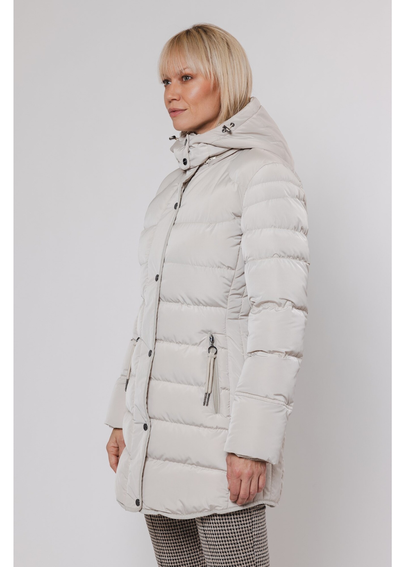 RINO & PELLE NUSSA PADDED COAT STONE 7002412