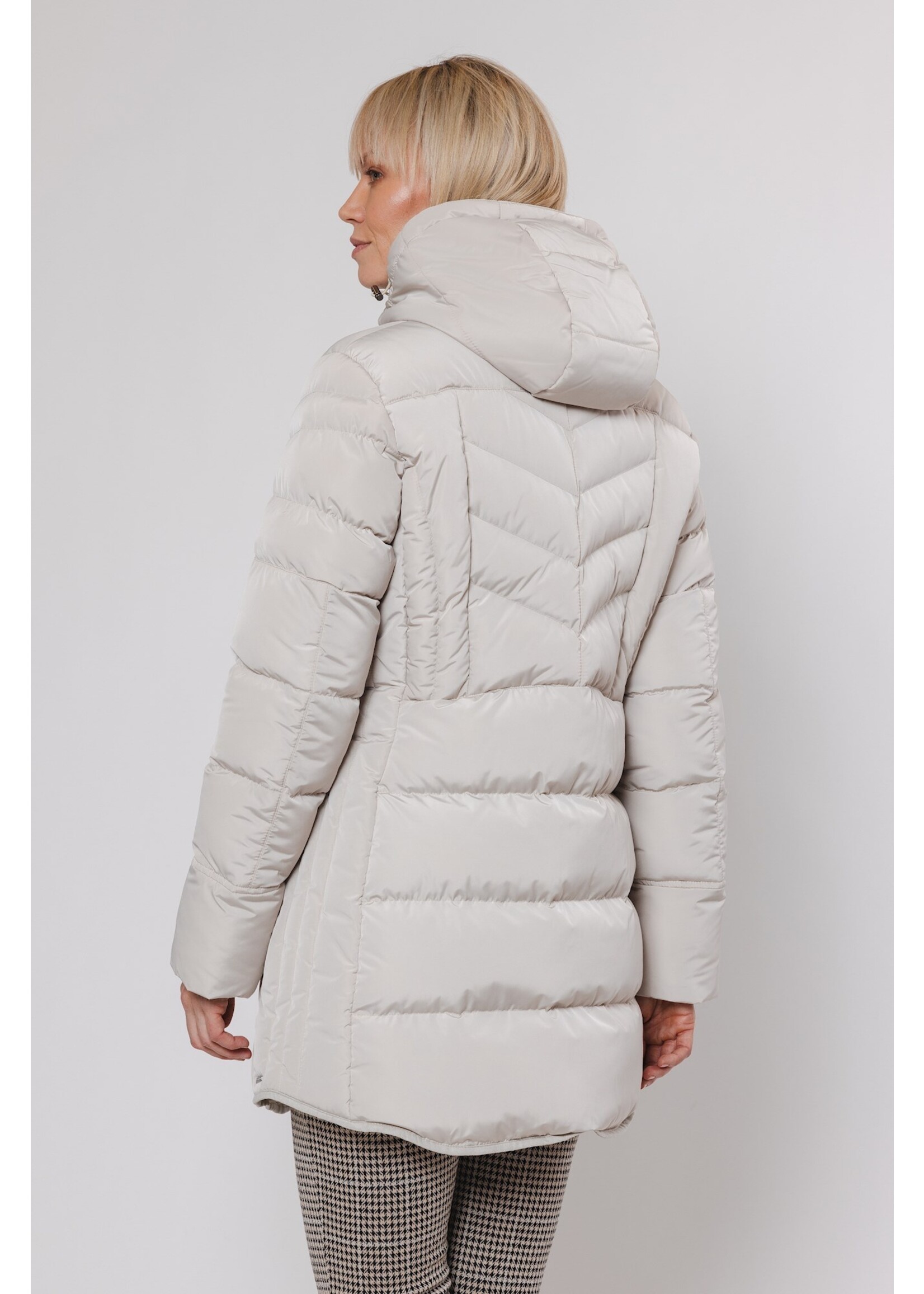 RINO & PELLE NUSSA PADDED COAT STONE 7002412