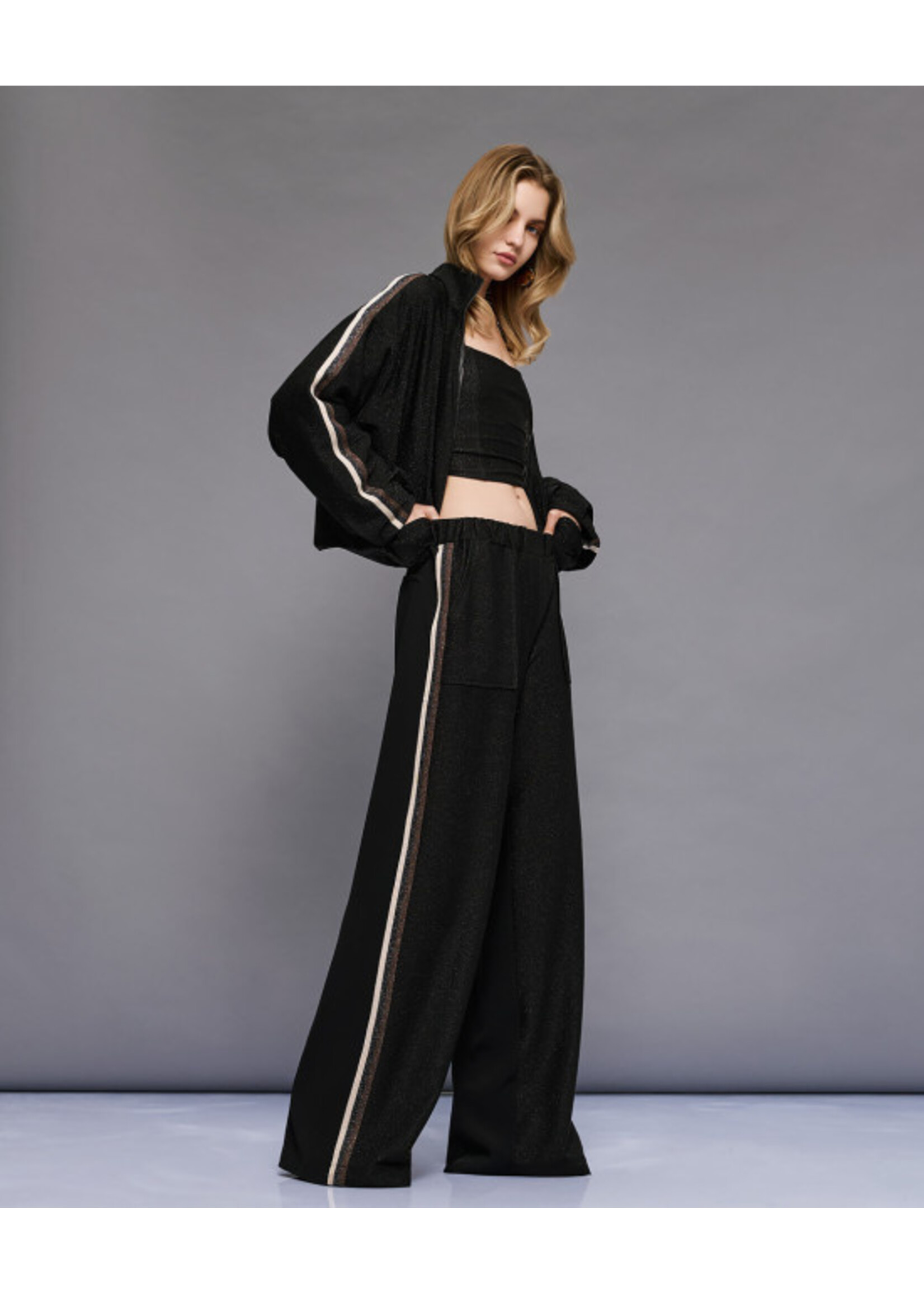 ACCESS ABEE PANTS WITH SPARKLES 545074003 BLACK