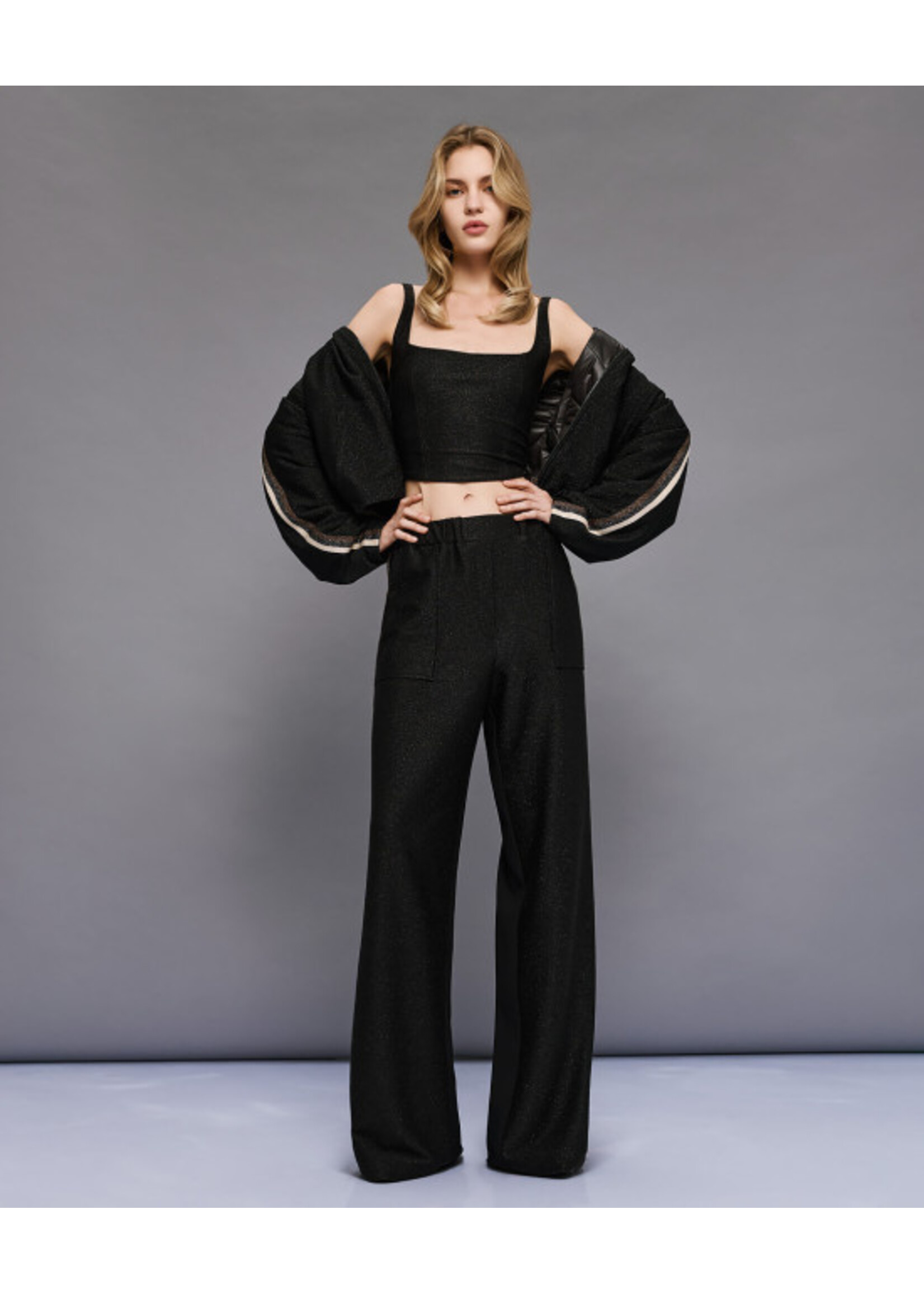 ACCESS ABEE PANTS WITH SPARKLES 545074003 BLACK