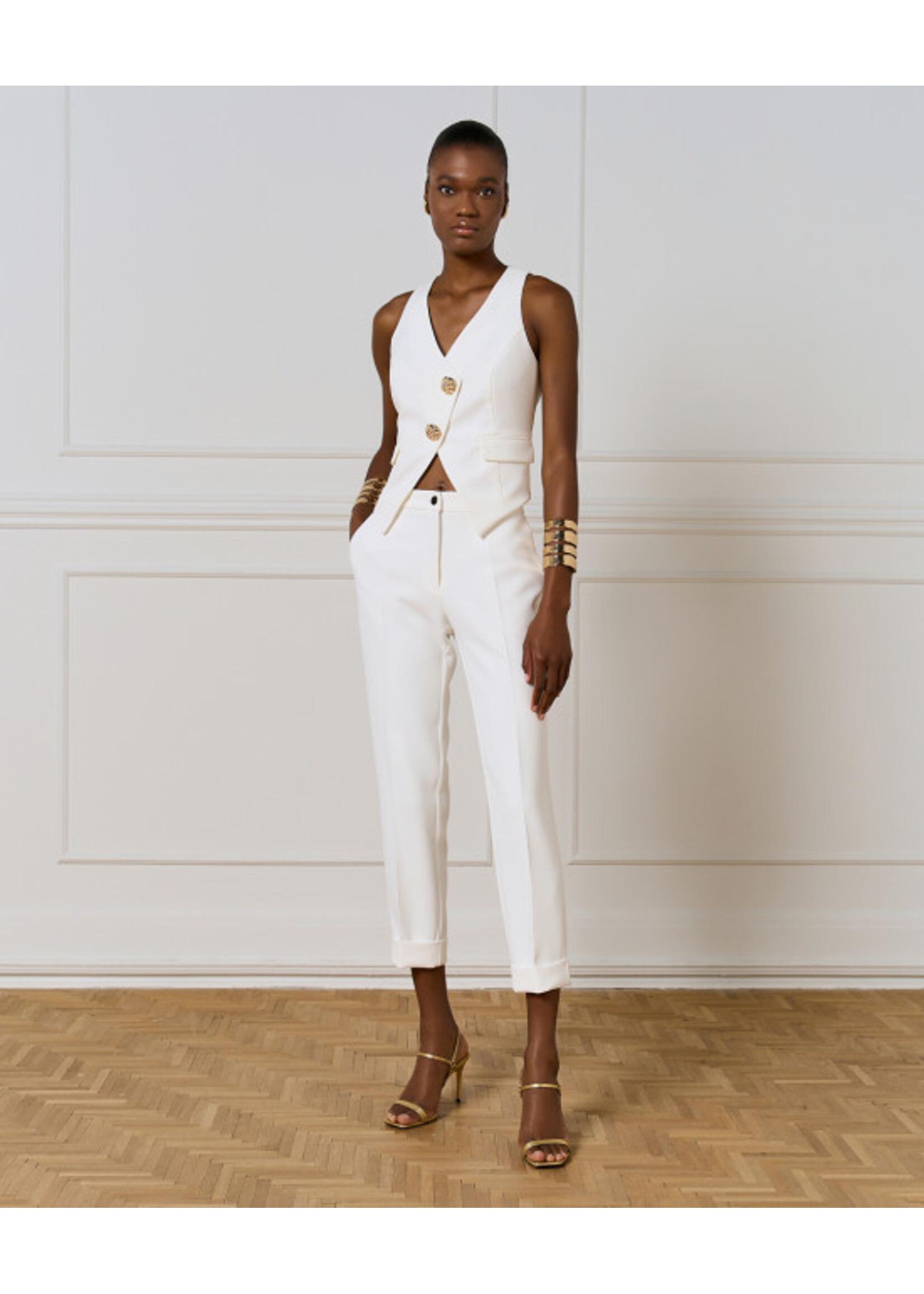 ACCESS ABEE GILETTE 54-2133-168 OFF WHITE