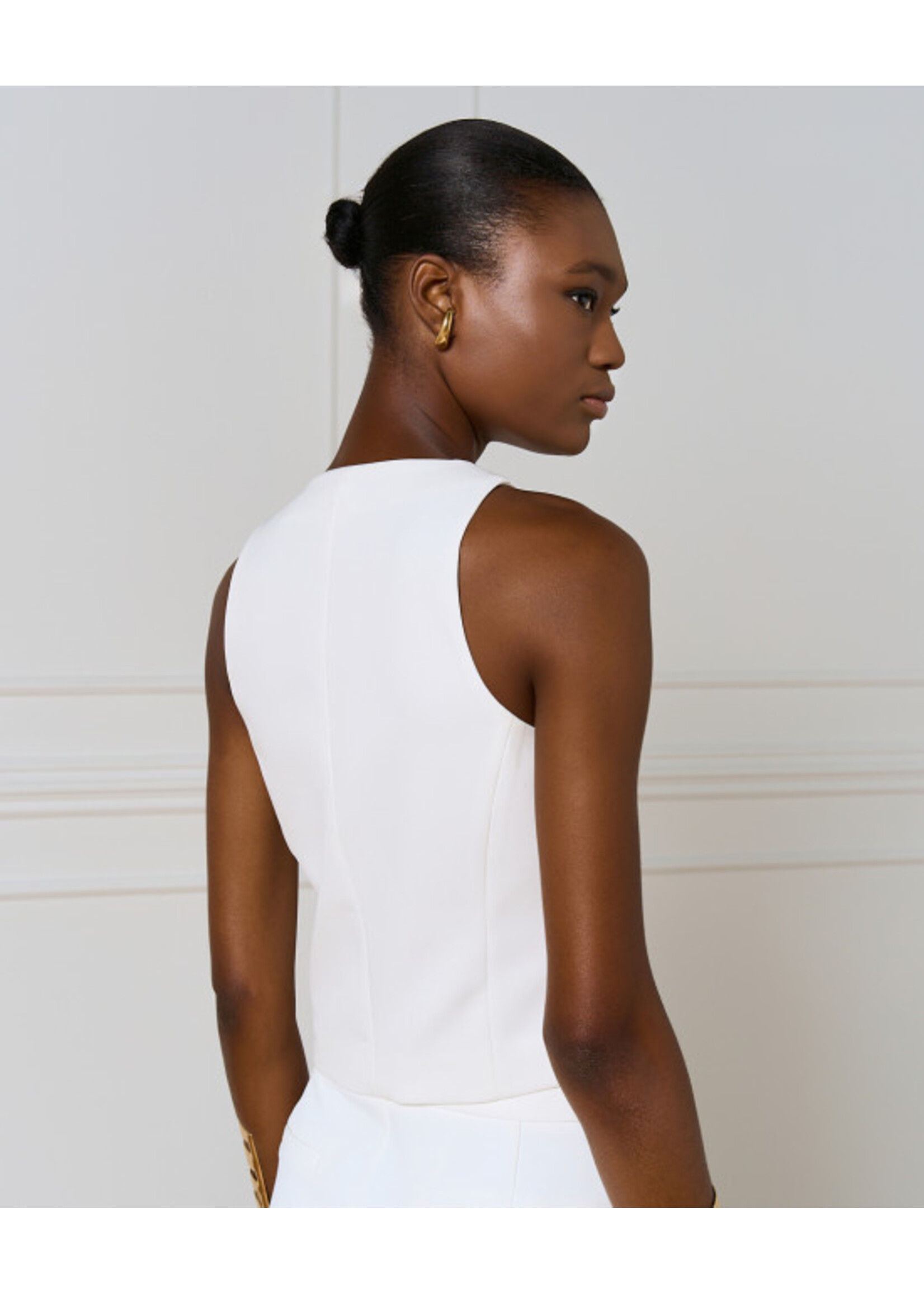 ACCESS ABEE GILETTE 54-2133-168 OFF WHITE