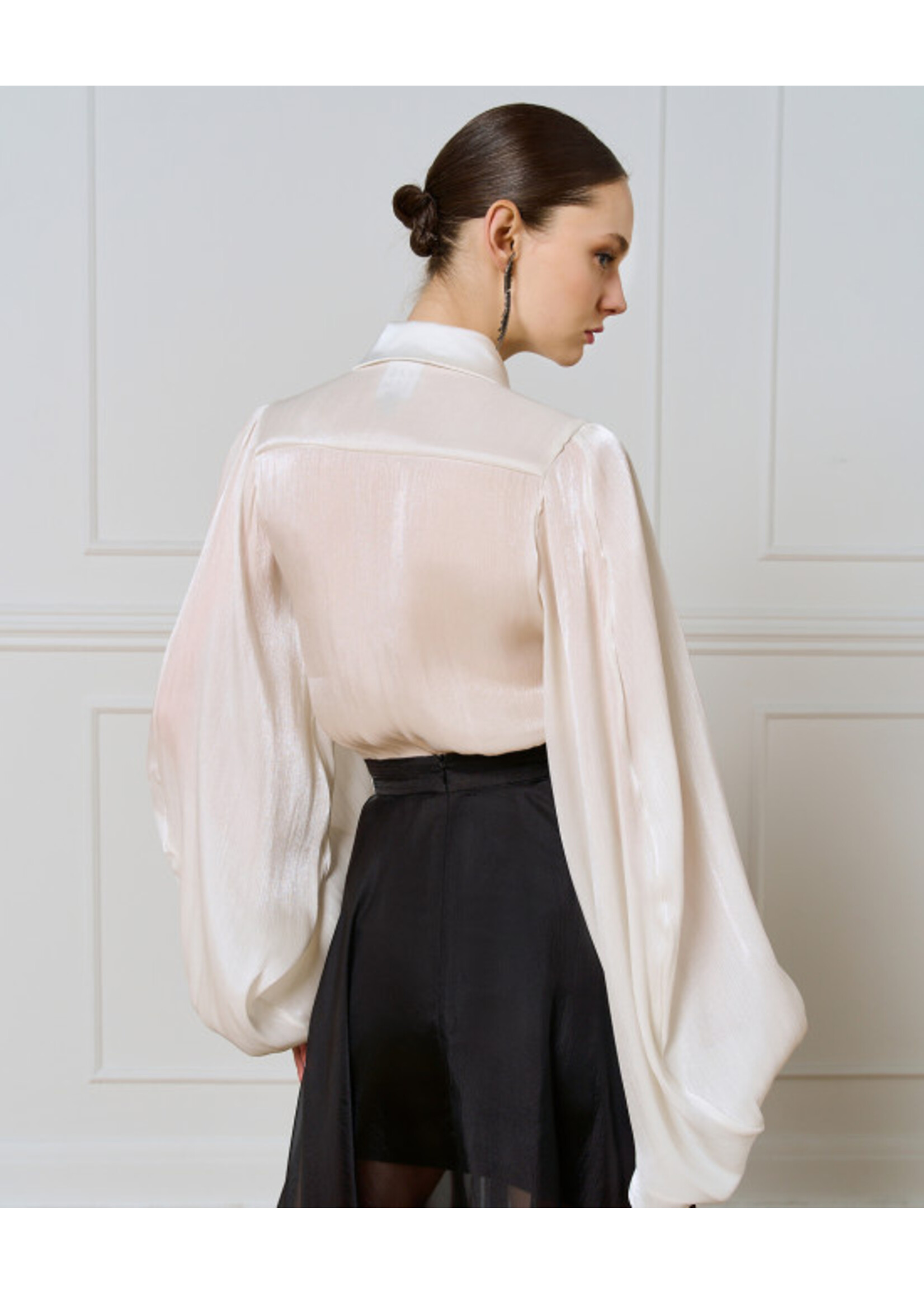 ACCESS ABEE BODYSUIT PUFF SLEEVE 54-2137-149 OFF WHITE