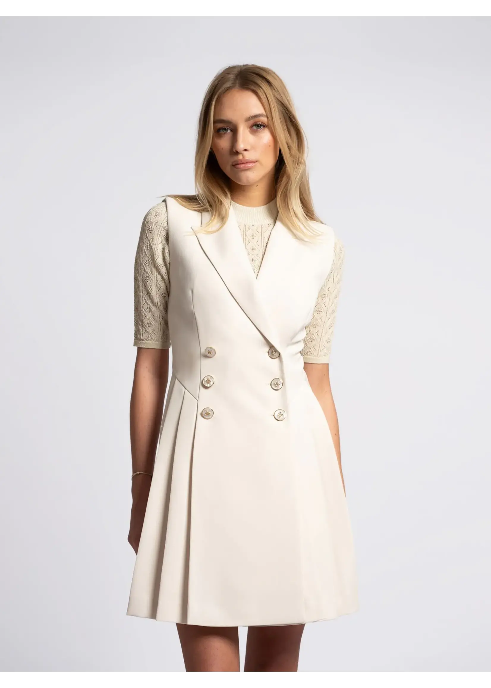 NIKKIE LOJA BLAZER DRESS N5-4782505 CREAM