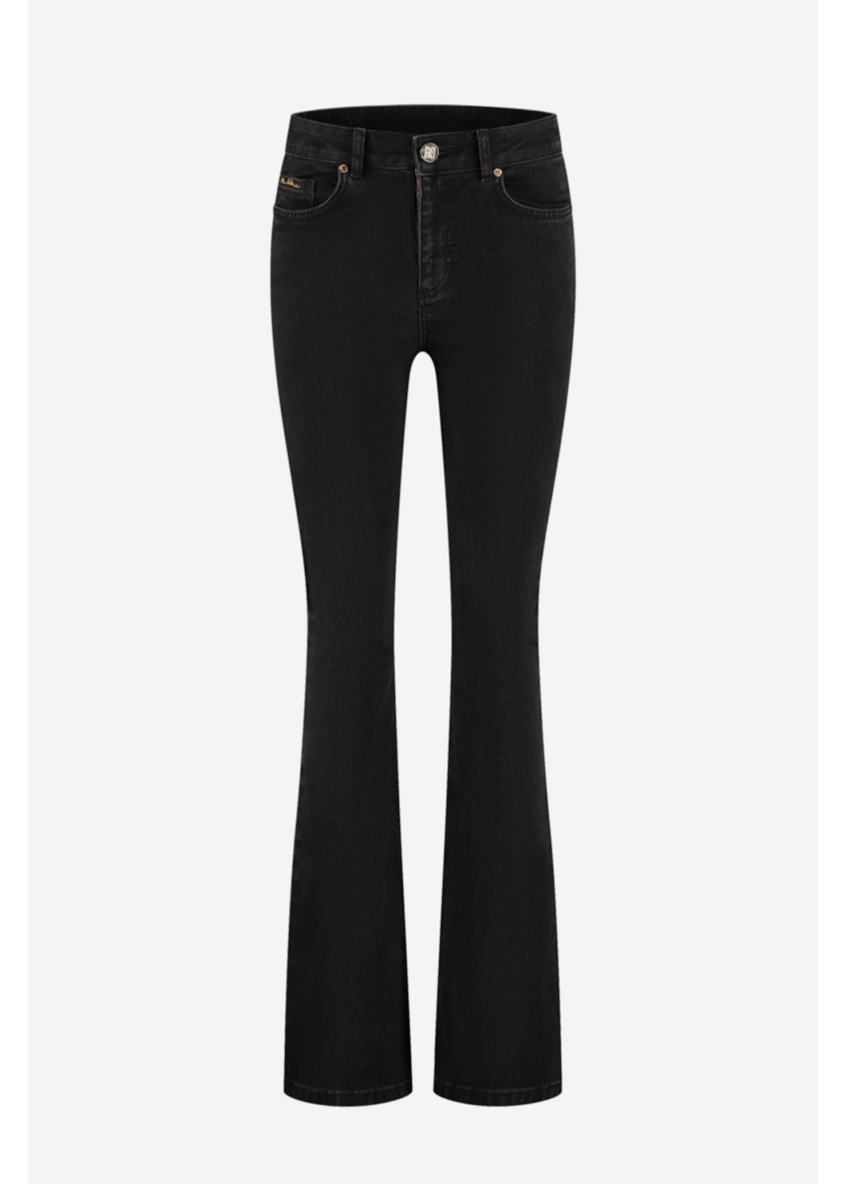 NIKKIE EVIA BLACK FLARE JEANS
