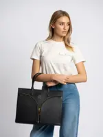 NIKKIE MAYDA ZIPPER SHOPPER BLACK/GOLD