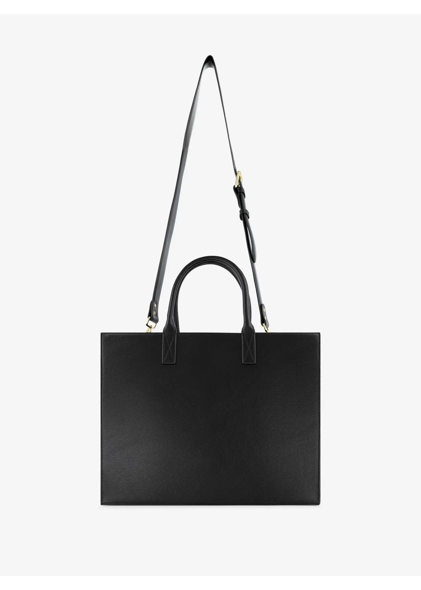 NIKKIE MAYDA ZIPPER SHOPPER N9-5302505 BLACK/GOLD