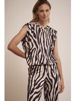 Tramontana SLEEVELESS TOP SAVANNAH STRIPES PRINT