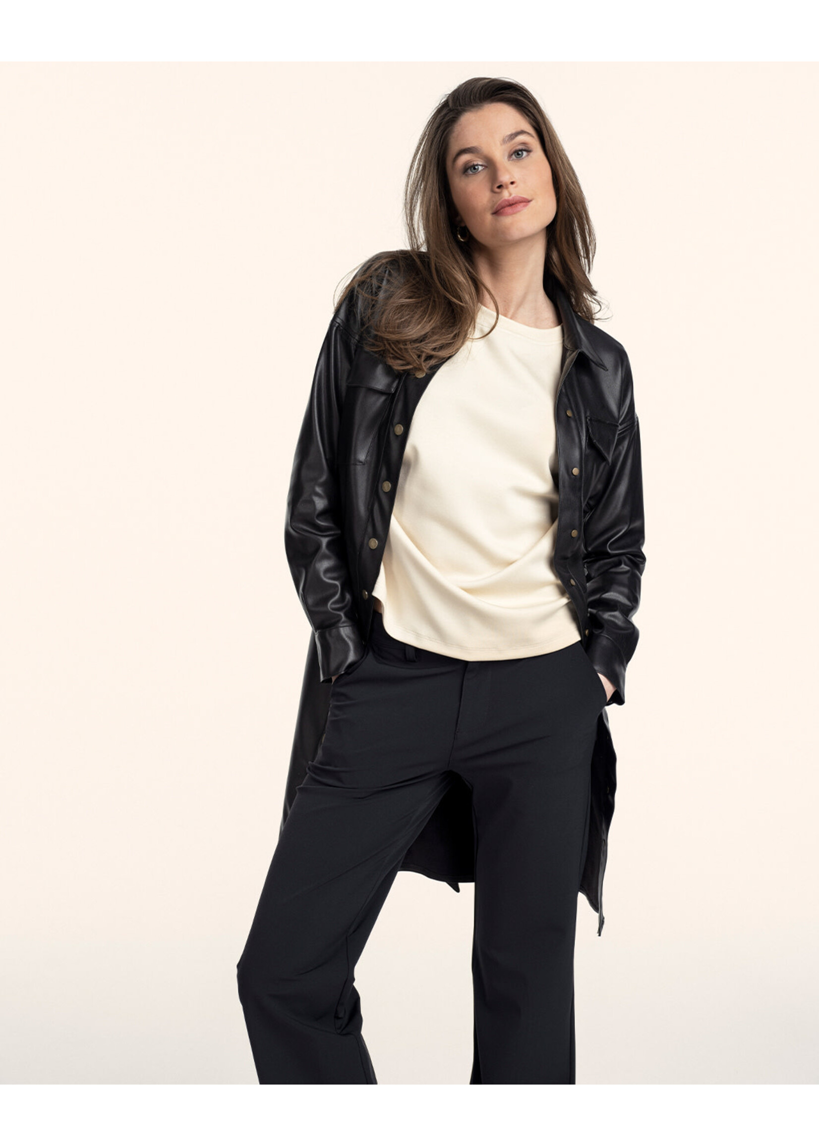 Tramontana Trouser Straight Travel Black