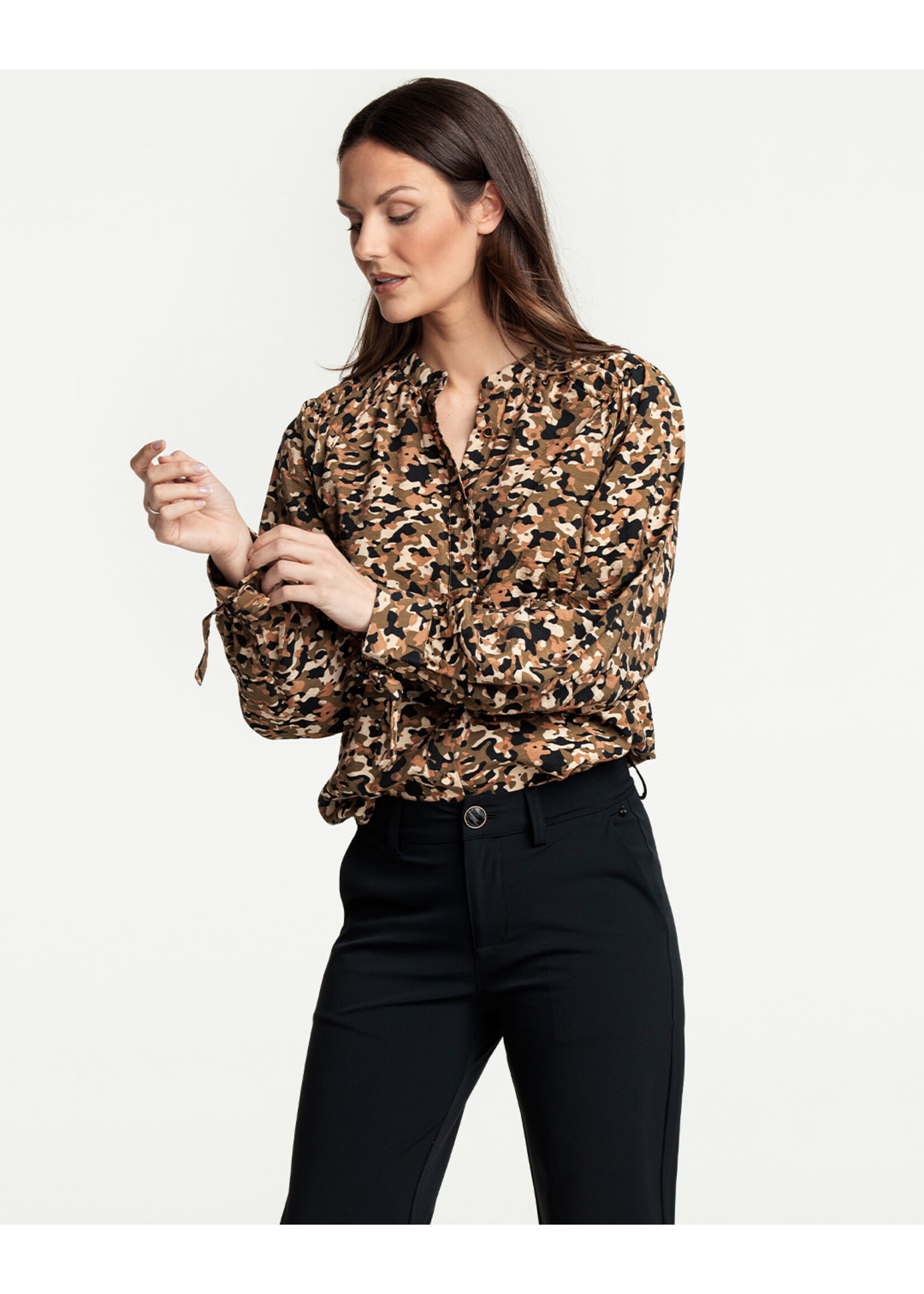 Tramontana Trouser Straight Travel Black