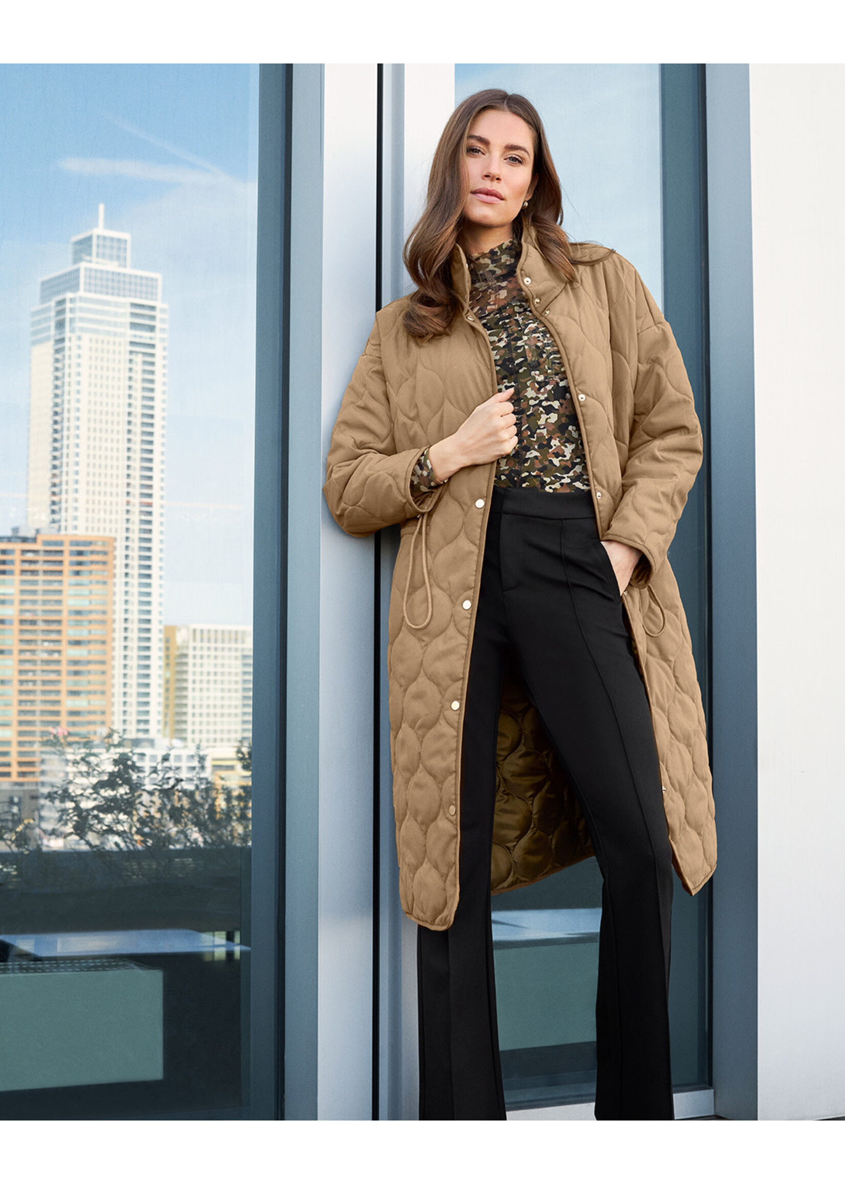 Tramontana Trousers Punta Flared Black
