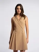 NIKKIE LOJA BLAZER DRESS HAZELNUT