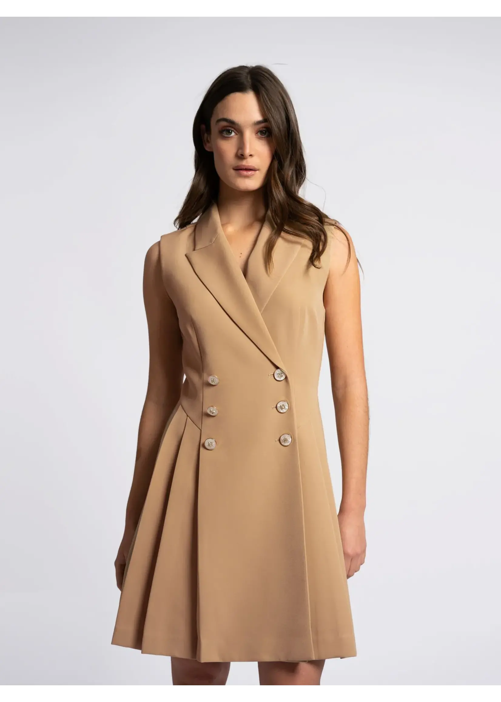 NIKKIE LOJA BLAZER DRESS N5-4782505 HAZELNUT