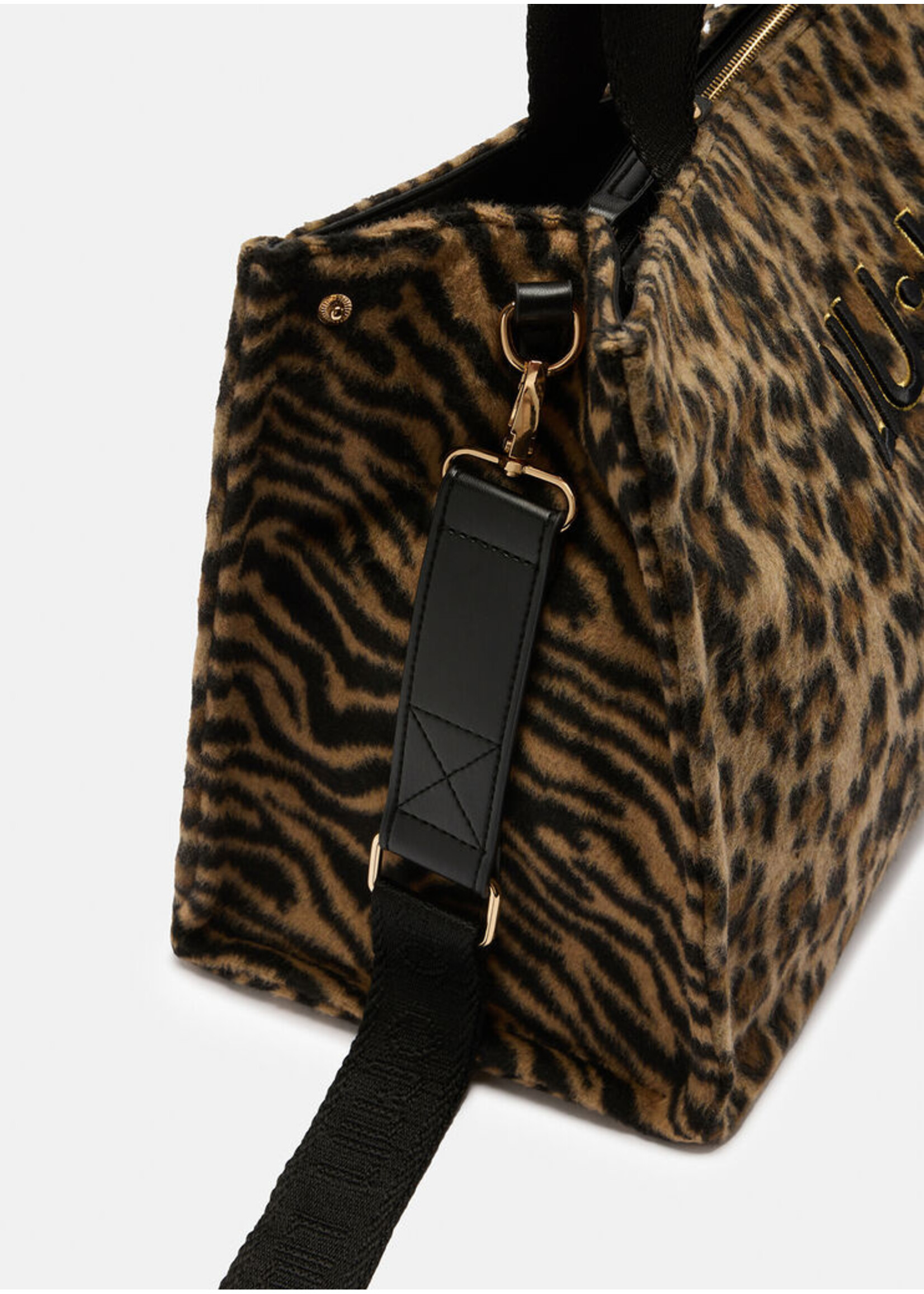 LIU JO SHOPPER TOTE 2F5027 T6089 BROWN ANIMALE