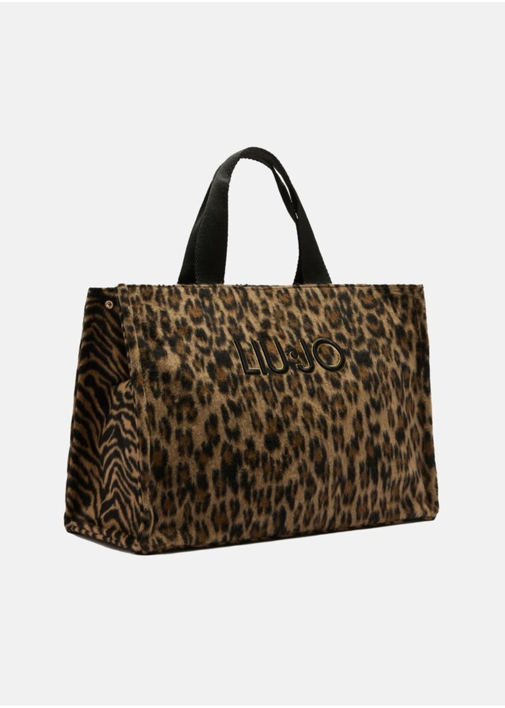 LIU JO SHOPPER TOTE 2F5027 T6089 BROWN ANIMALE