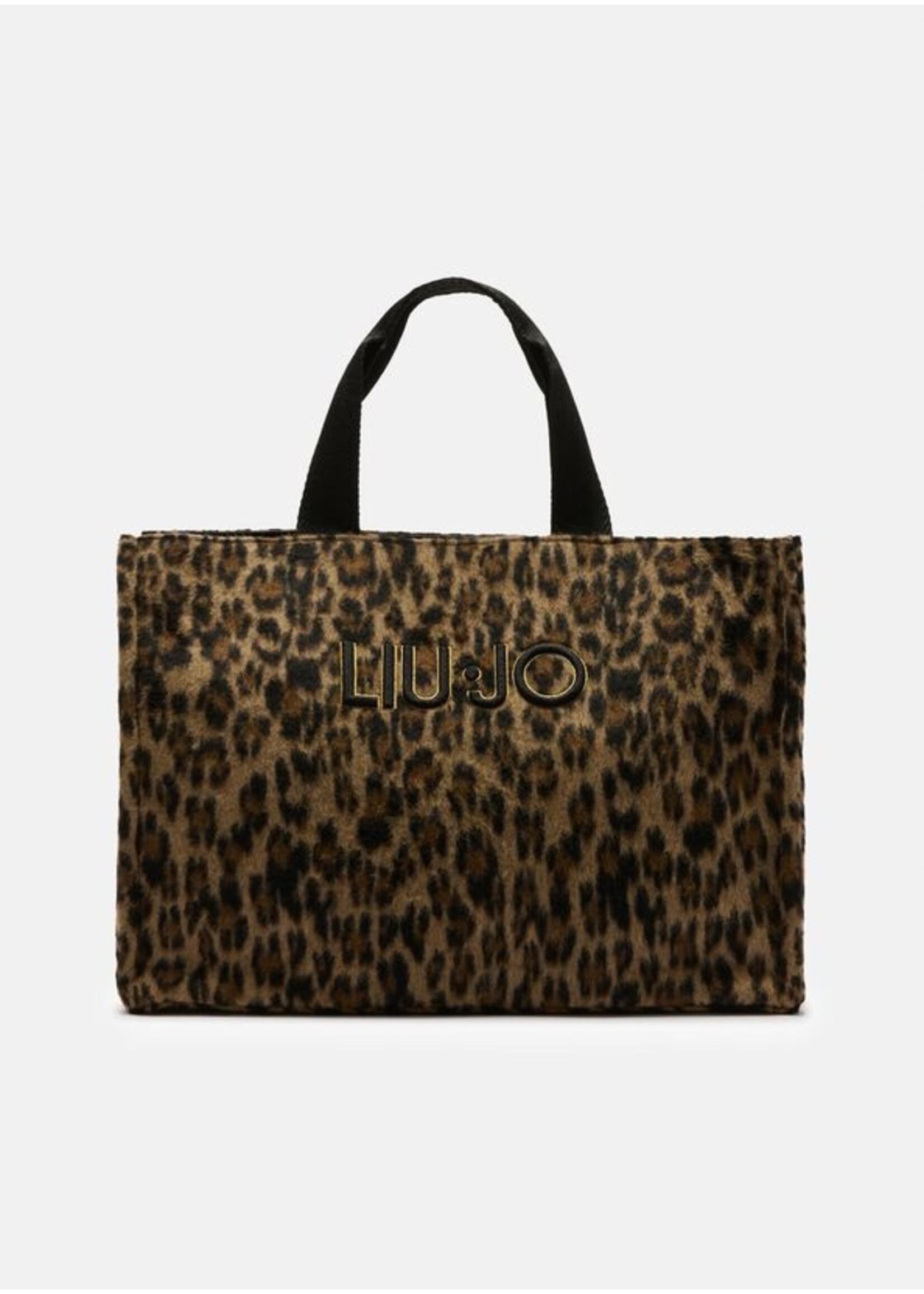 LIU JO SHOPPER TOTE 2F5027 T6089 BROWN ANIMALE