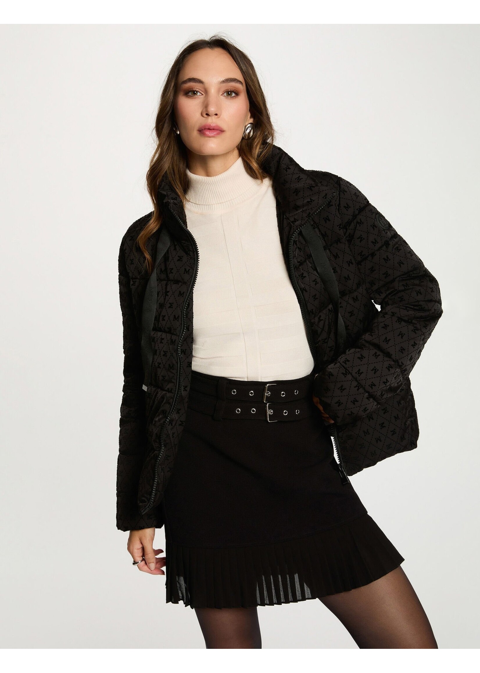 MORGAN JACKET GABEL WITH LOGO M BLACK