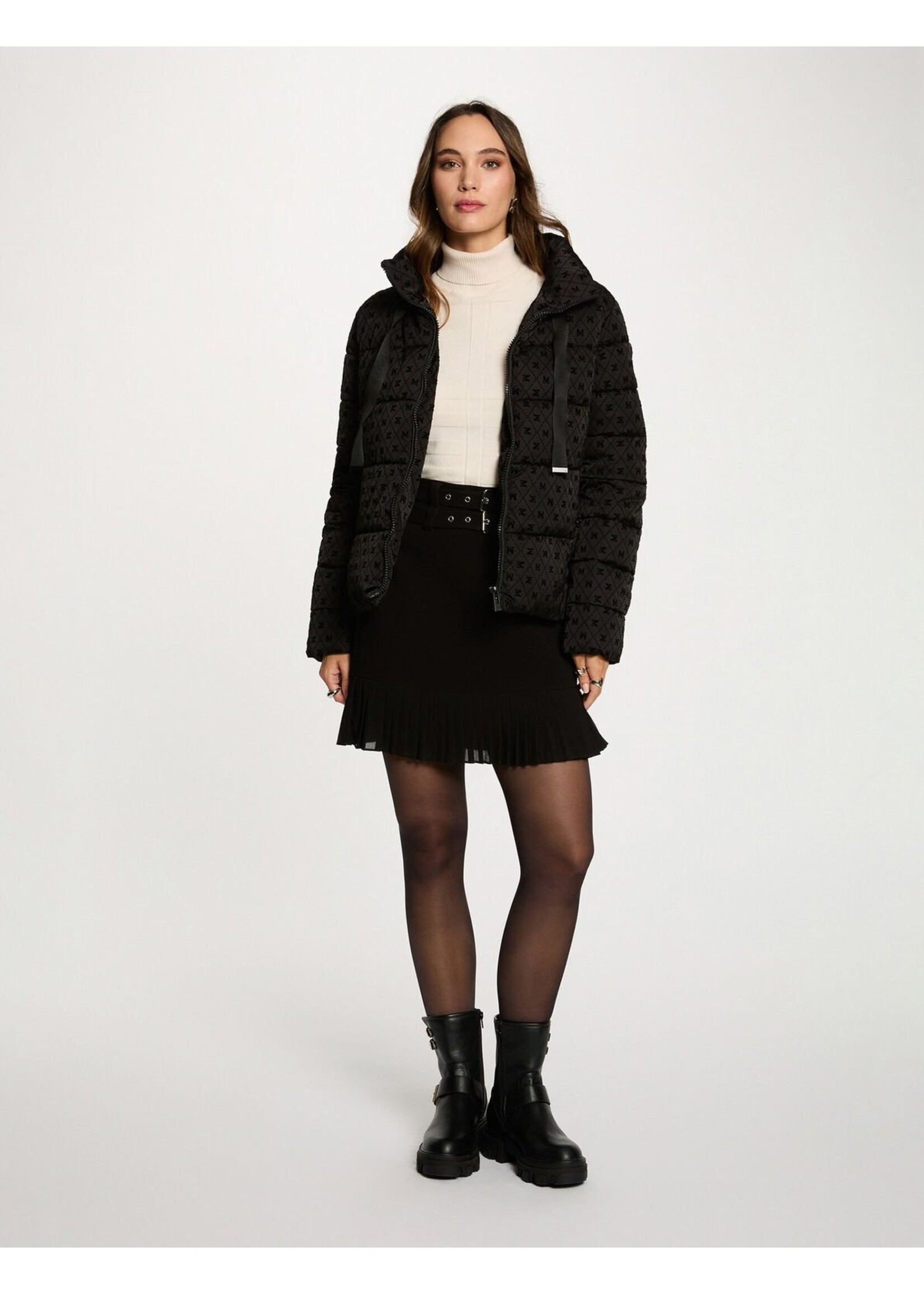 MORGAN JACKET GABEL WITH LOGO M BLACK