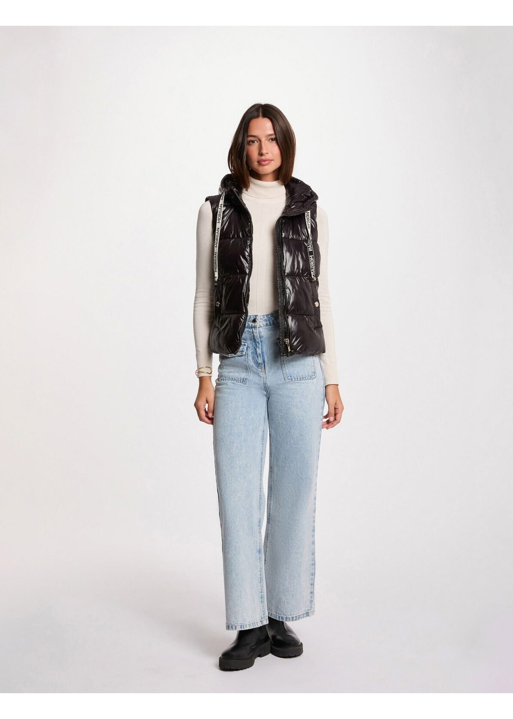 MORGAN BODYWARMER GMODON BROWN