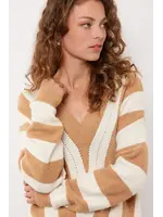 G MAXX REKHA PULLOVER OFFWHITE/OAK BUFF