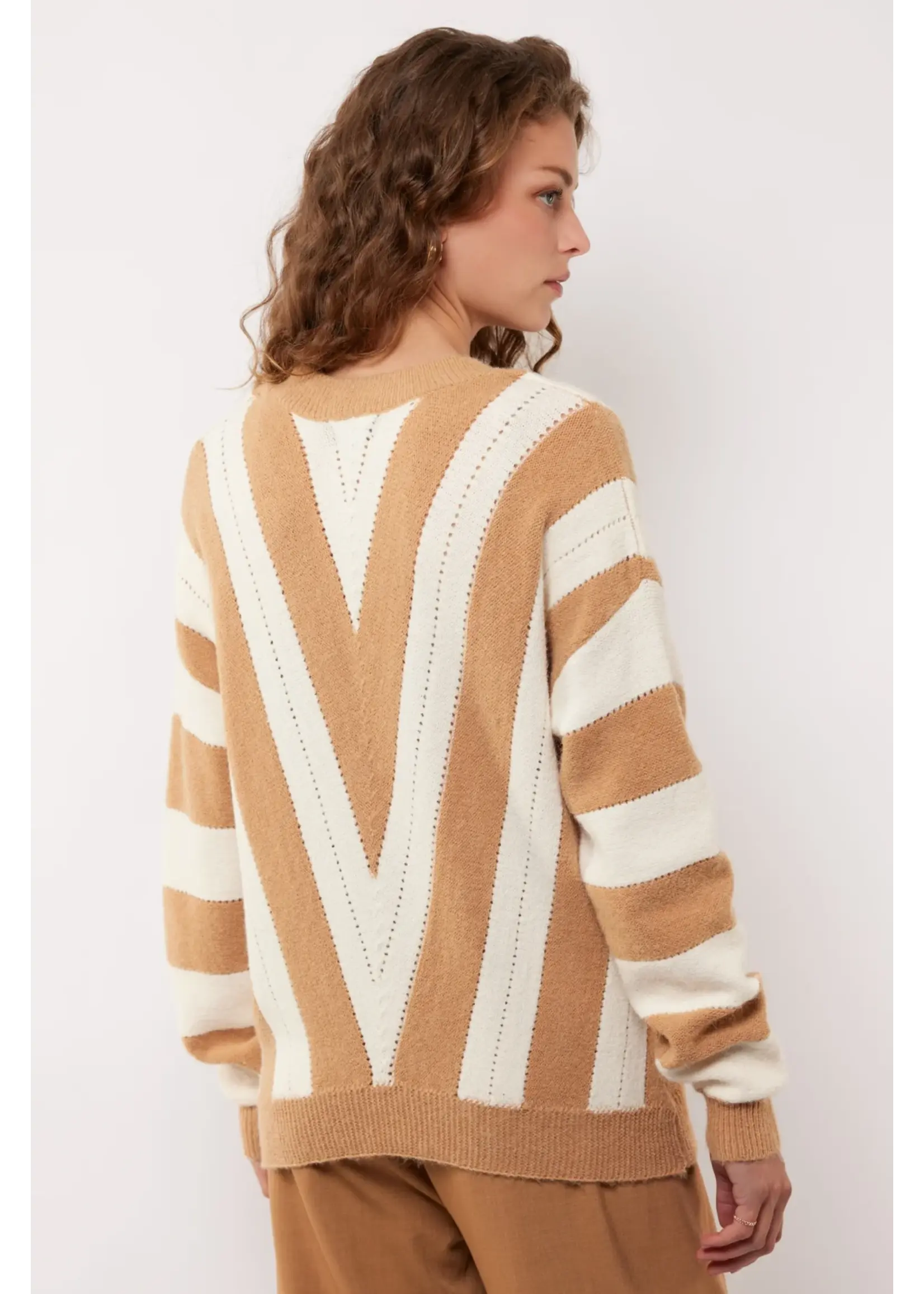 G MAXX REKHA PULLOVER OFFWHITE/OAK BUFF
