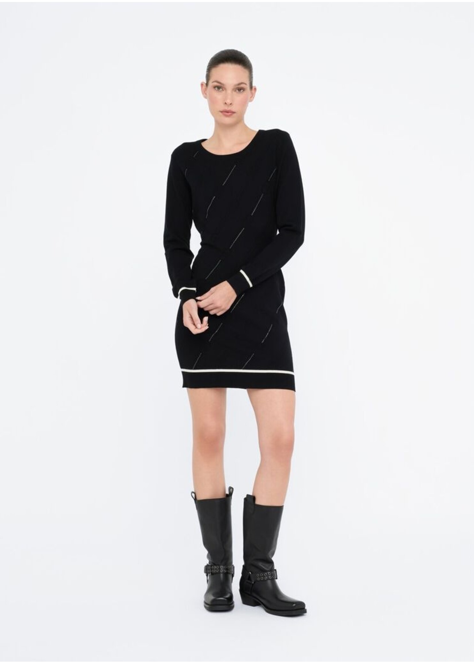 LIU JO DRESS MAGLIA TF5304MS63L BLACK