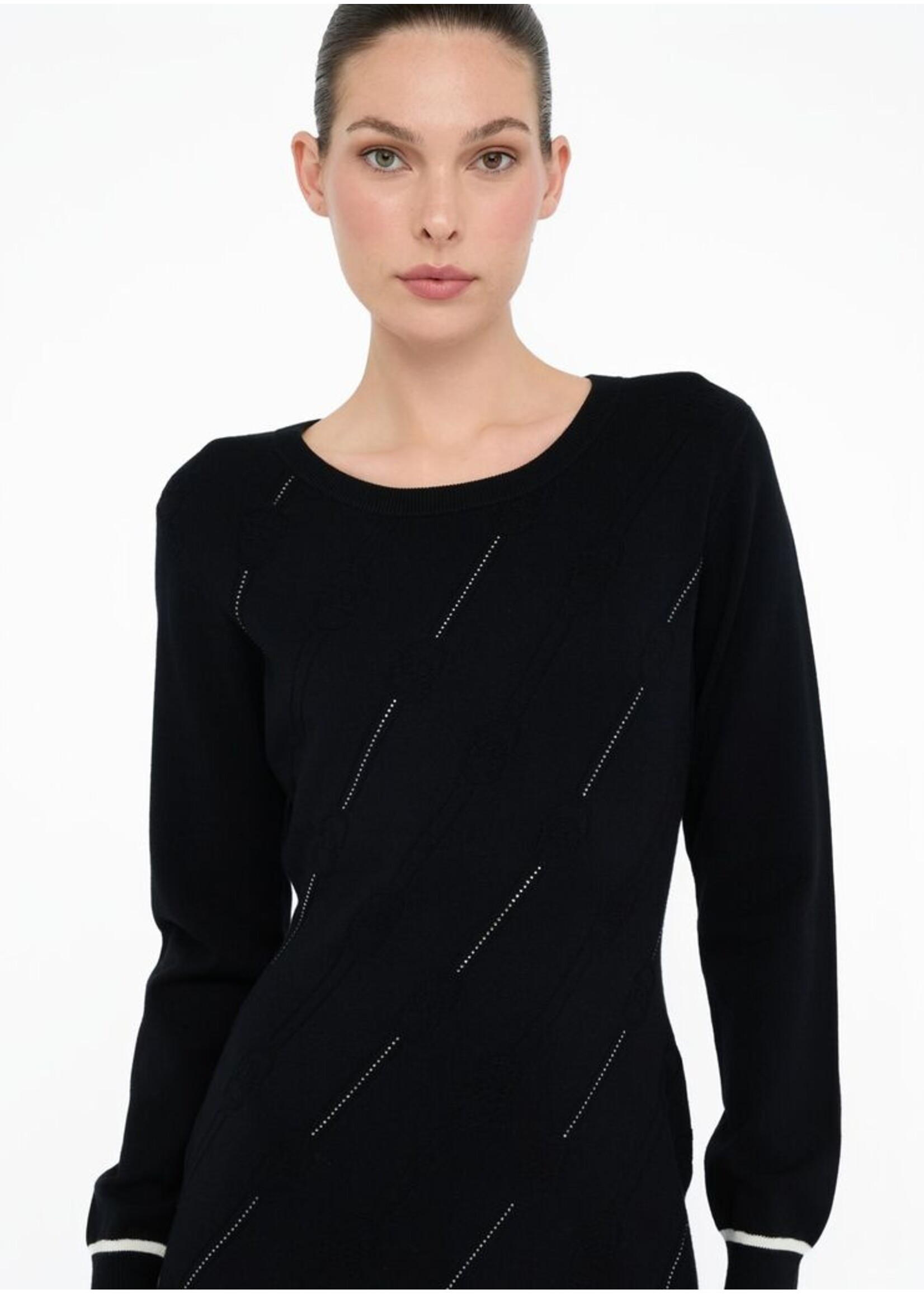 LIU JO DRESS MAGLIA TF5304MS63L BLACK