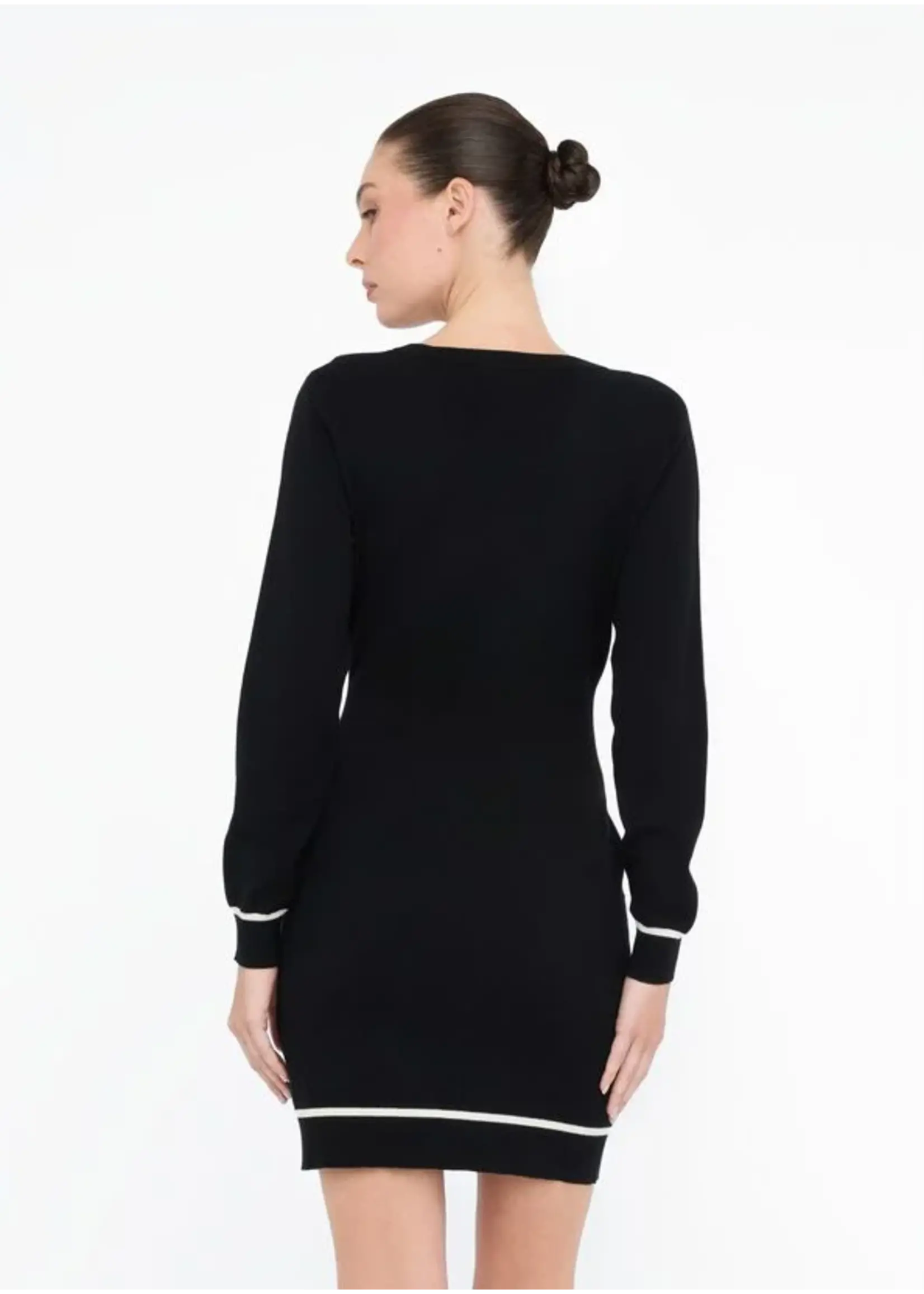 LIU JO DRESS MAGLIA TF5304MS63L BLACK