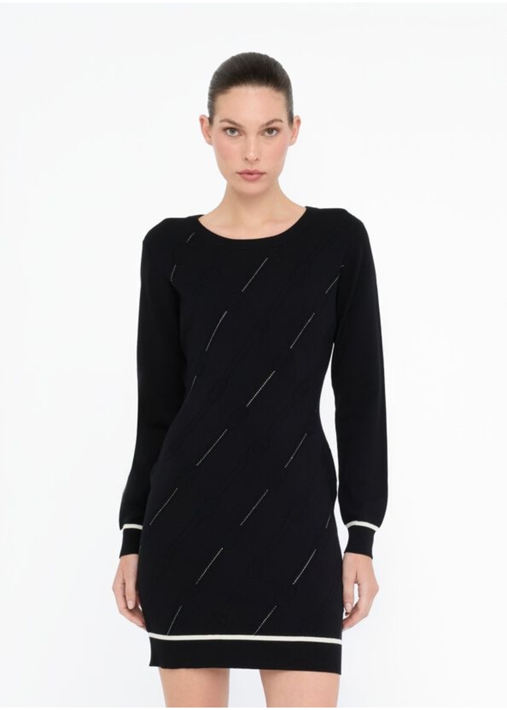 LIU JO DRESS MAGLIA TF5304MS63L BLACK