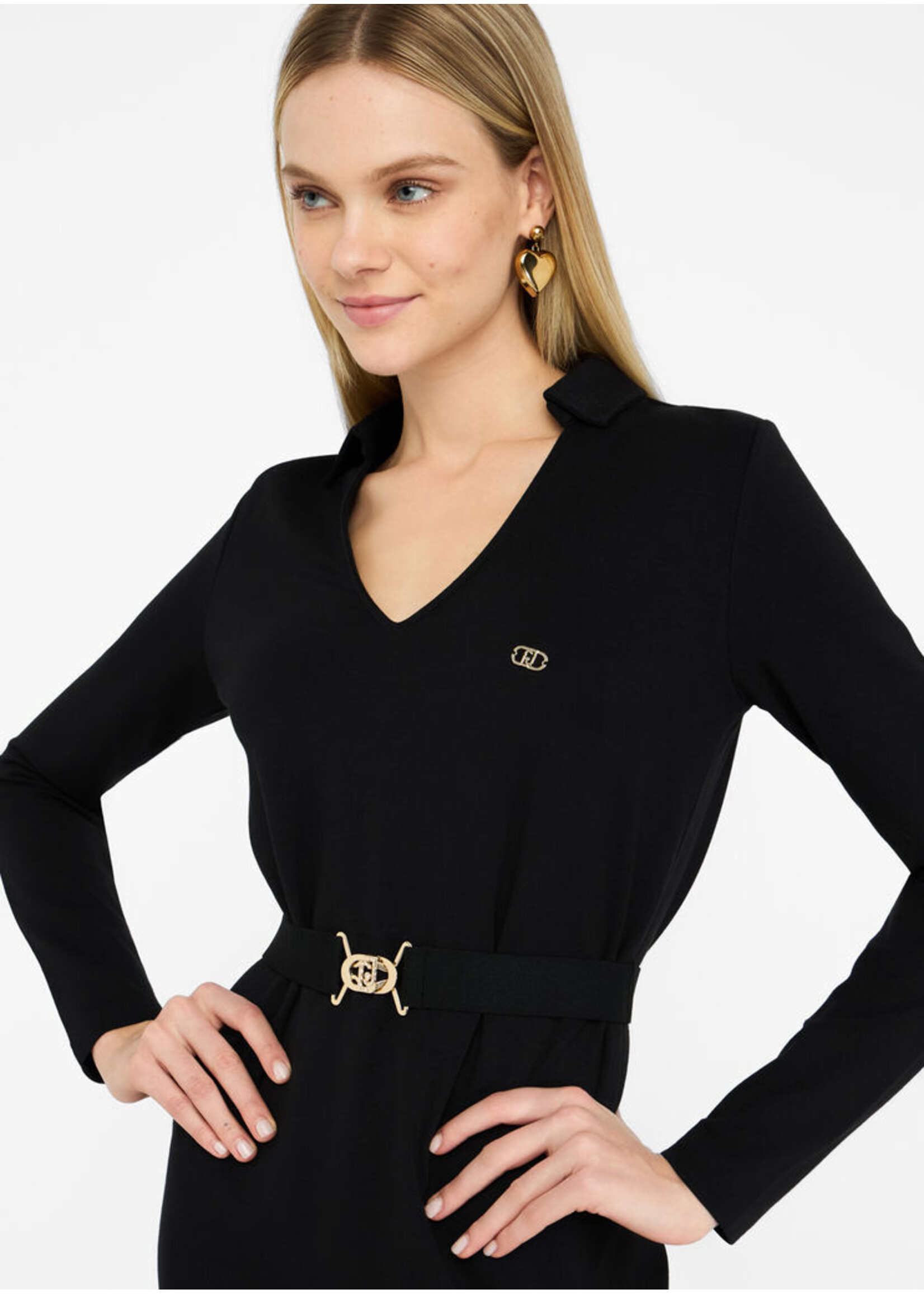 LIU JO DRESS ABITO TF5224 JS182 BLACK