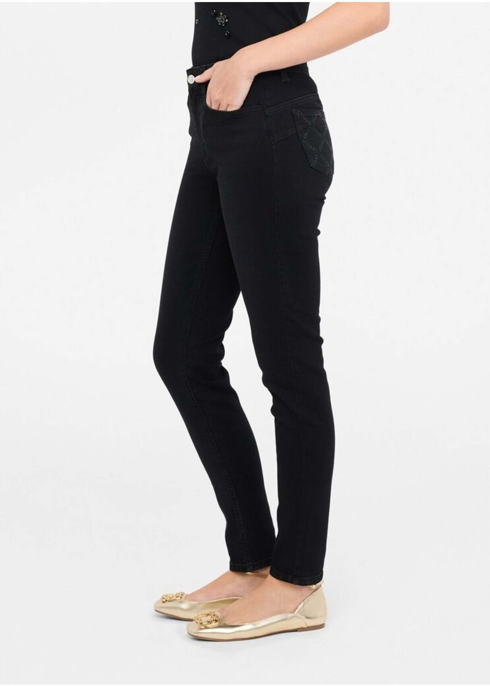 LIU JO PANTS DIVINE UF5013 D4615 BLACK