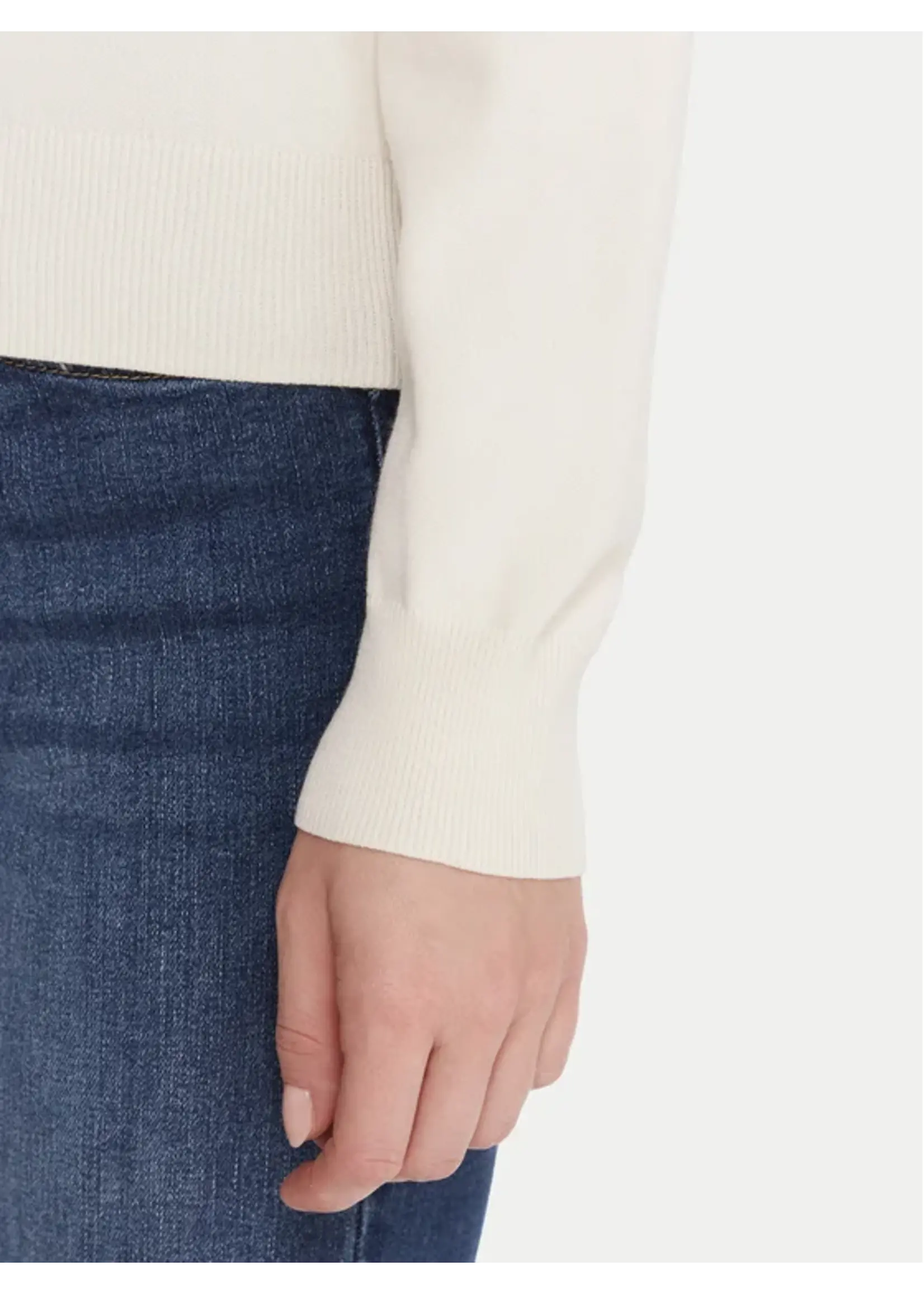 LIU JO PULL BETTER WITH LOGO WHITE TF5248 MS63L