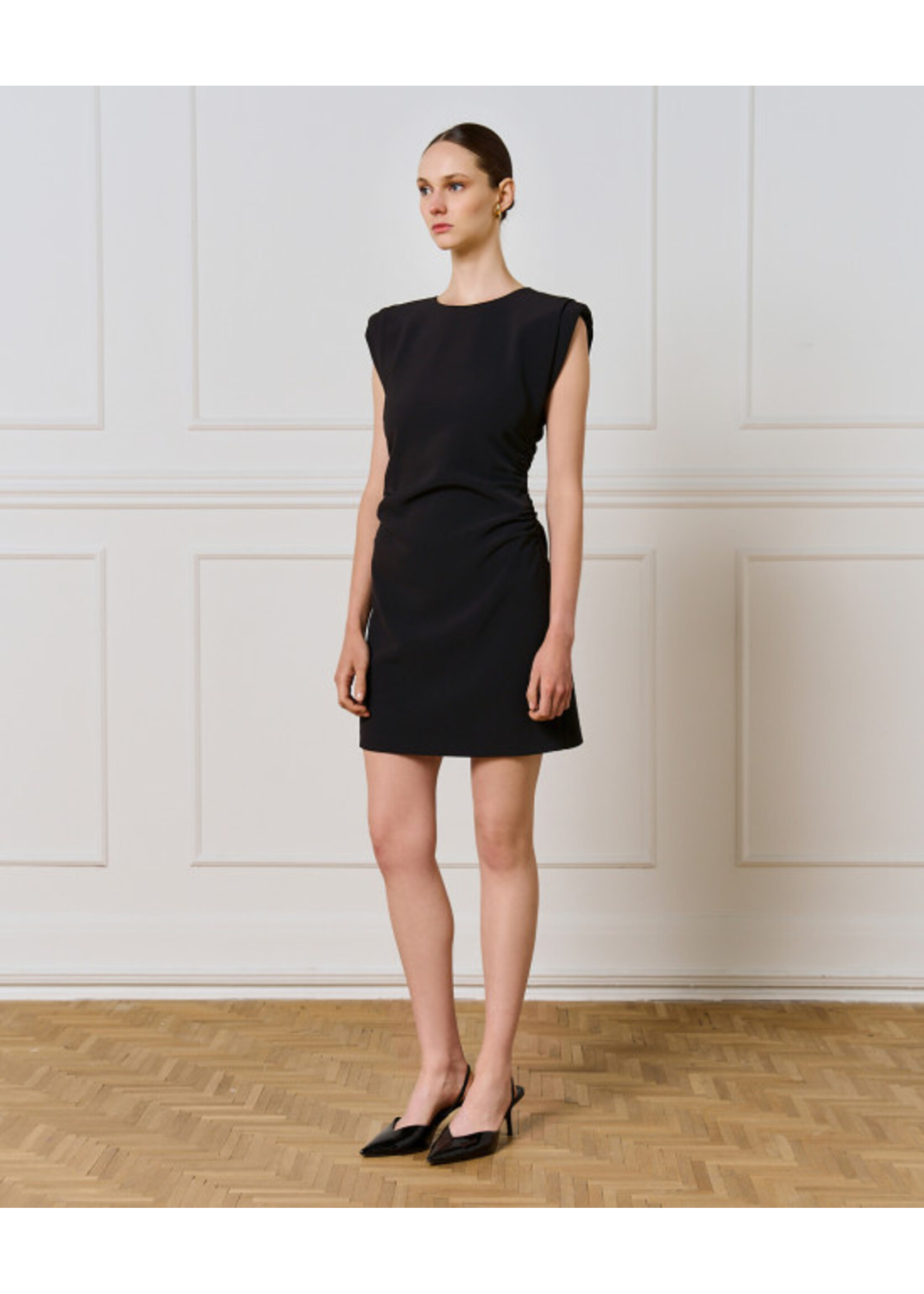 ACCESS ABEE DRESS WITH RUCHING