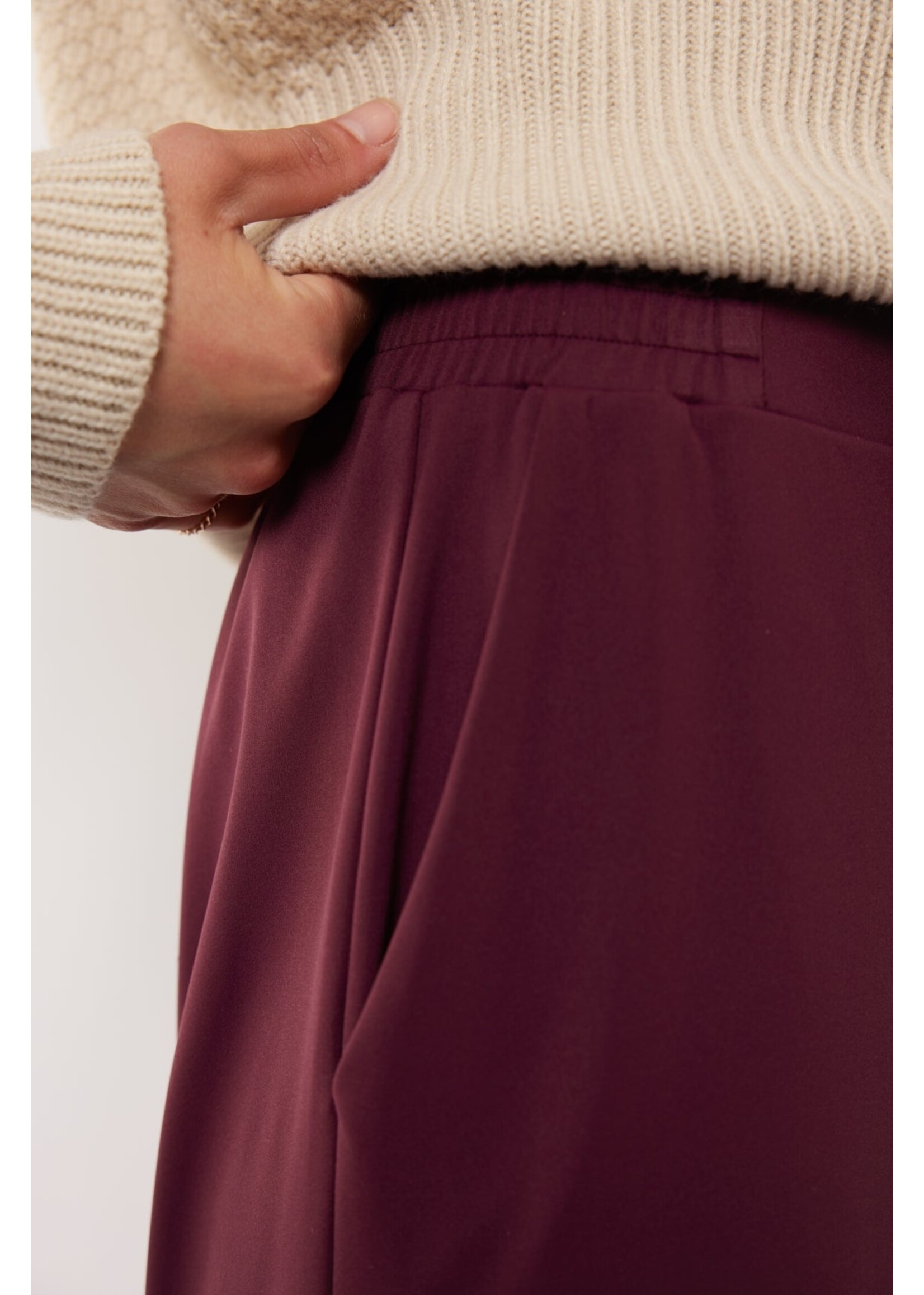 G MAXX MARBELLA PANTS MAUVE WINE