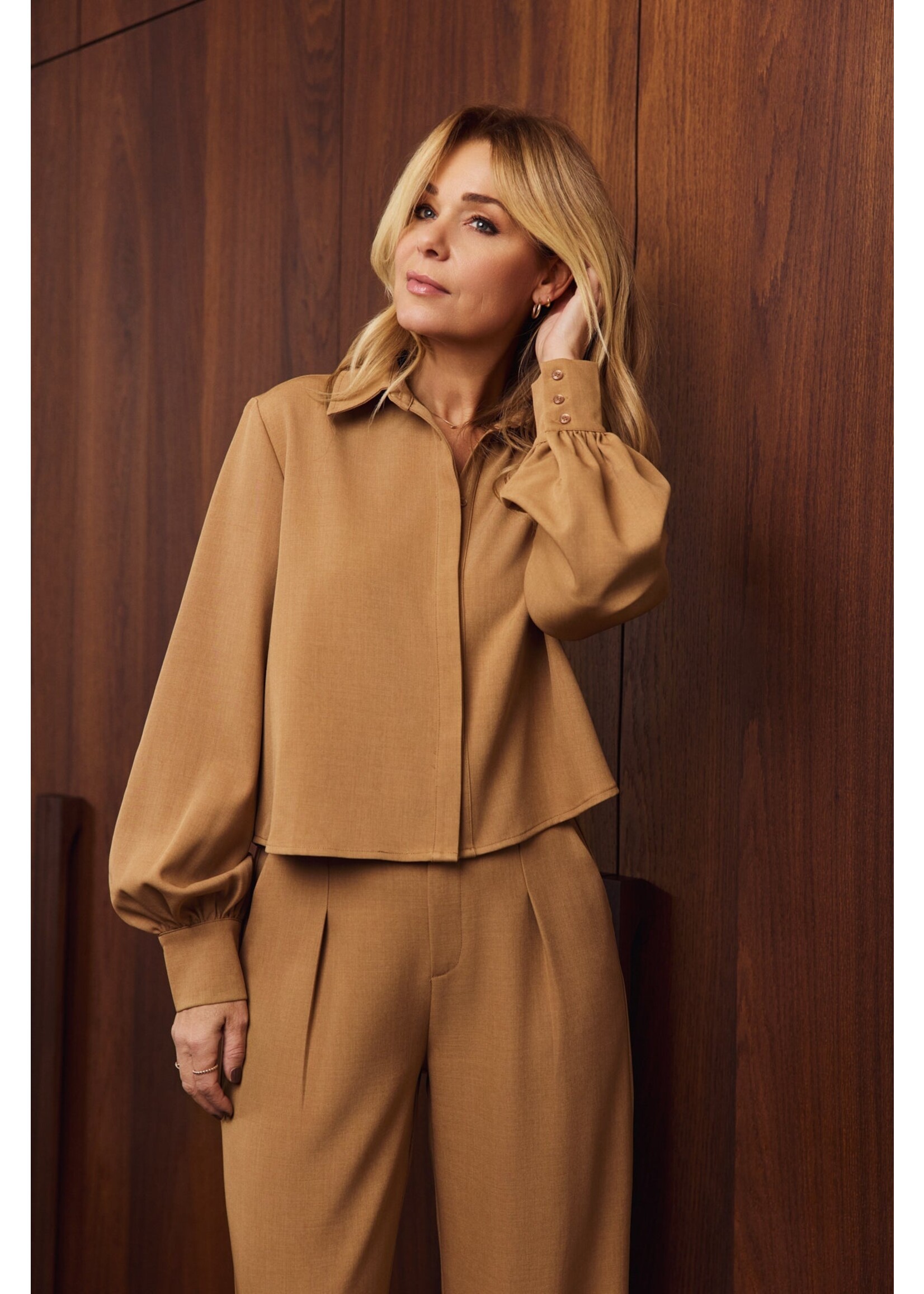 G MAXX SANDRA PANTS GOLD YELLOW