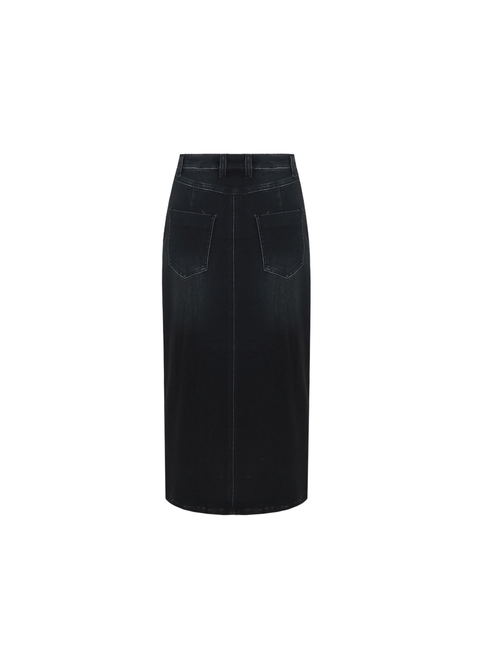 G MAXX PRIYANKA JEANS SKIRT DENIM BLACK