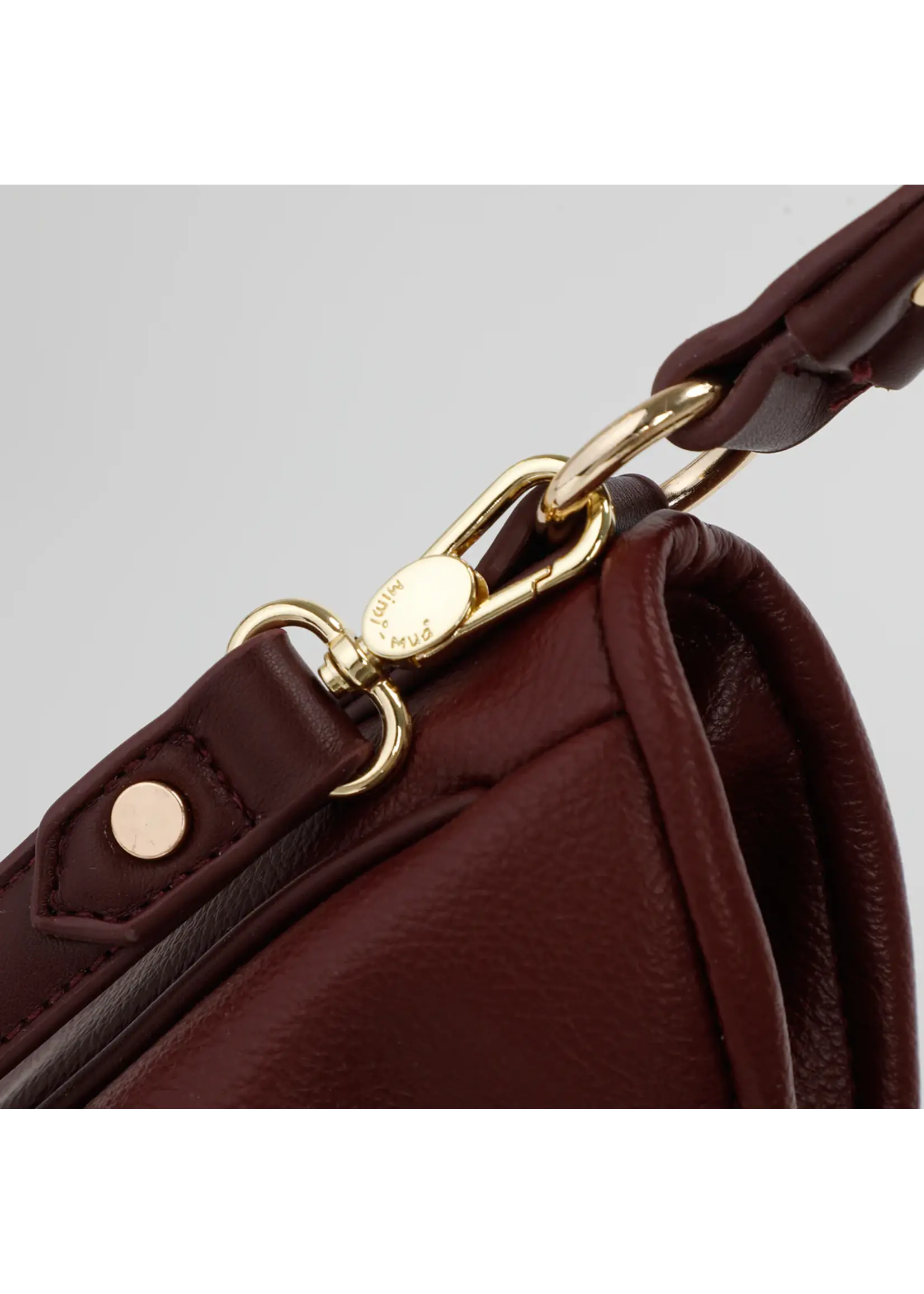 MIMI MUA HANDBAG BORDEAUX M8-Y201246