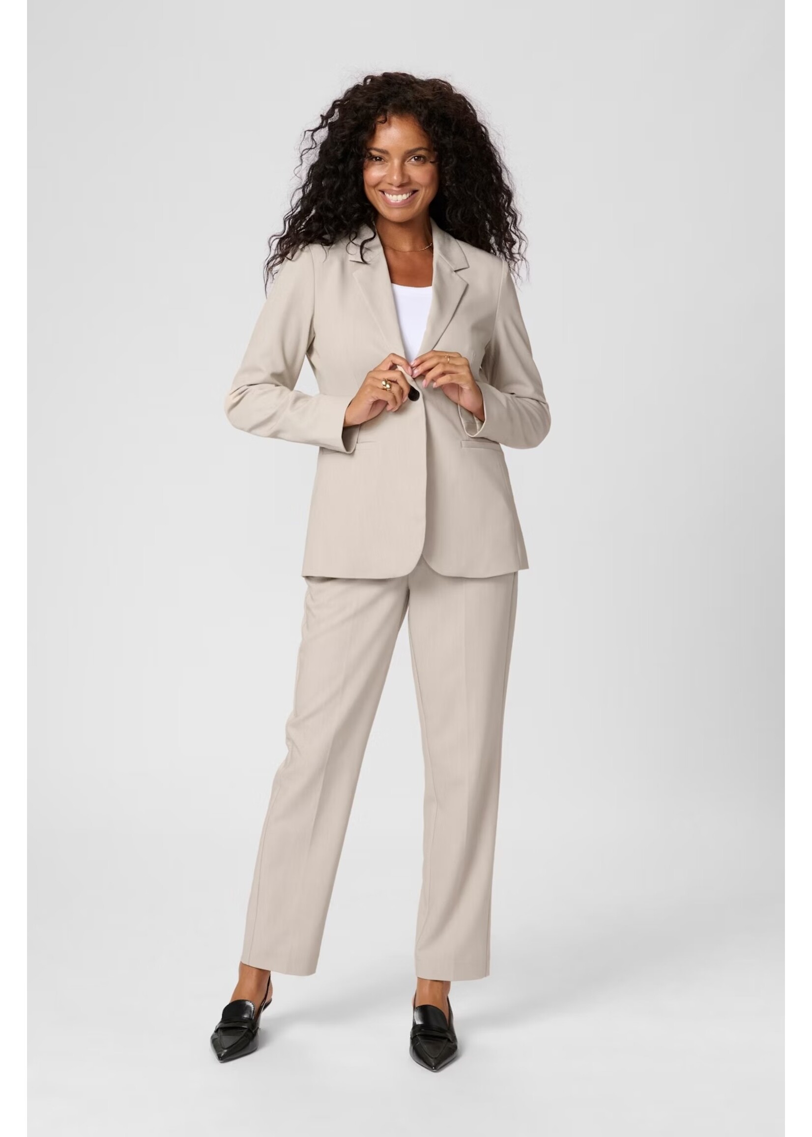 KAFFE KASAKURA BLAZER FEATHER GRAY 10506684