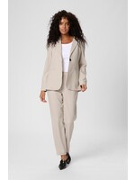 KAFFE KASAKURA ZIPPER PANTS FEATHER GRAY
