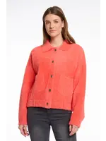 RINO & PELLE BUBBLY BOXY JACKET  BRIGHT CORAL