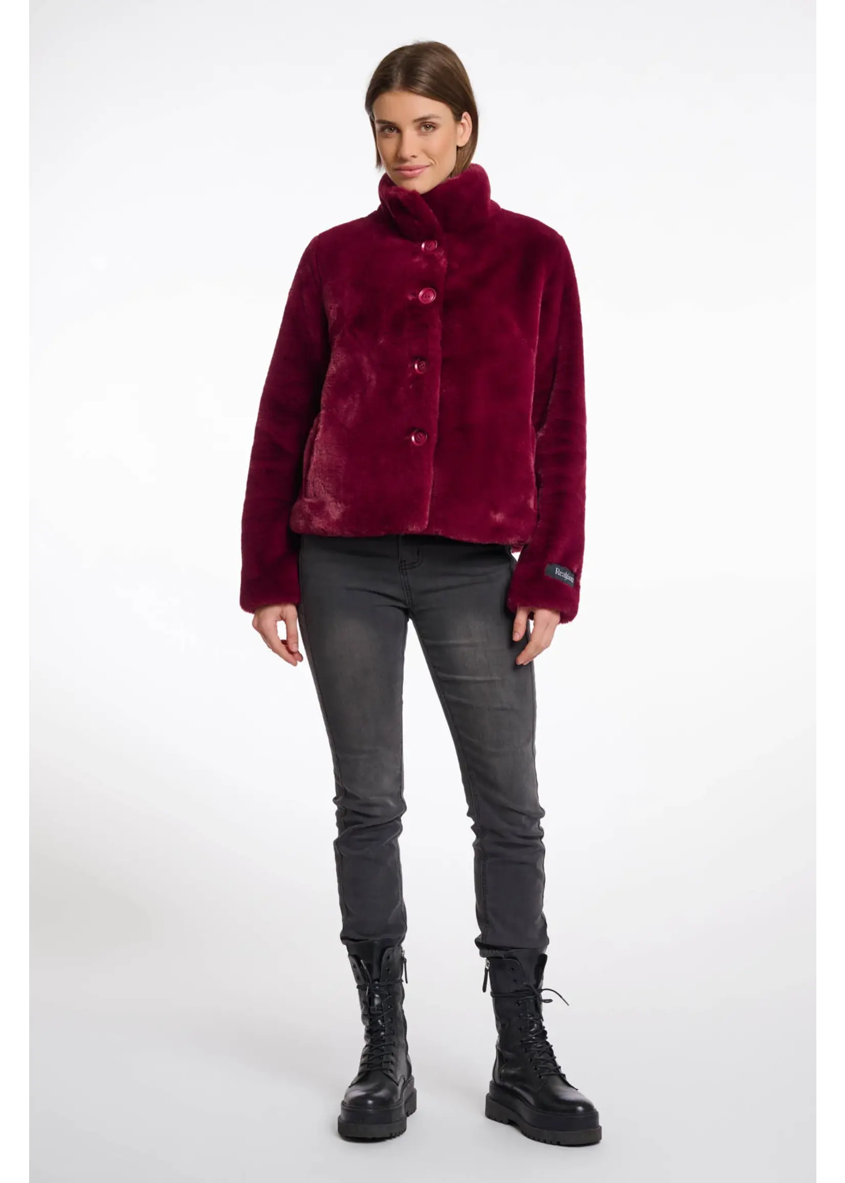 RINO & PELLE VIE JACKET 7002511 AUBERGINE